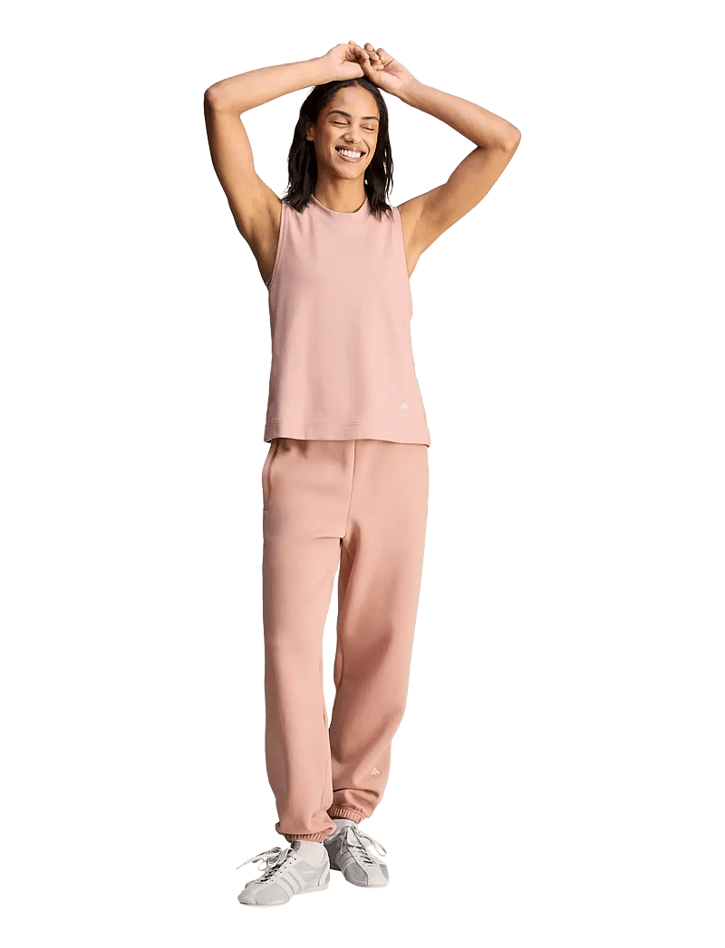 adidas by Stella McCartney - aSMC LOGO TK - Õlapaeltega pluusid - brownm - 0