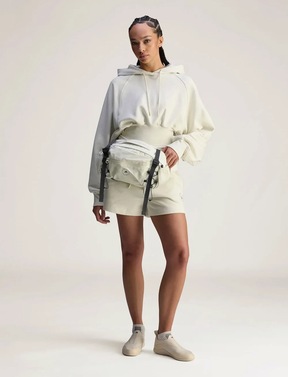 adidas by Stella McCartney - aSMC CR HOODIE - huvtröjor - almmil - 5