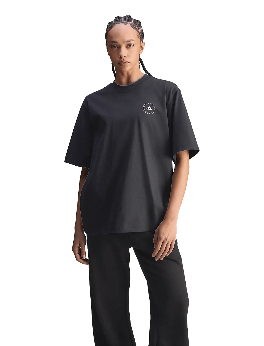 adidas by Stella McCartney - aSMC LOOSE TEE - t-shirts - black - 2
