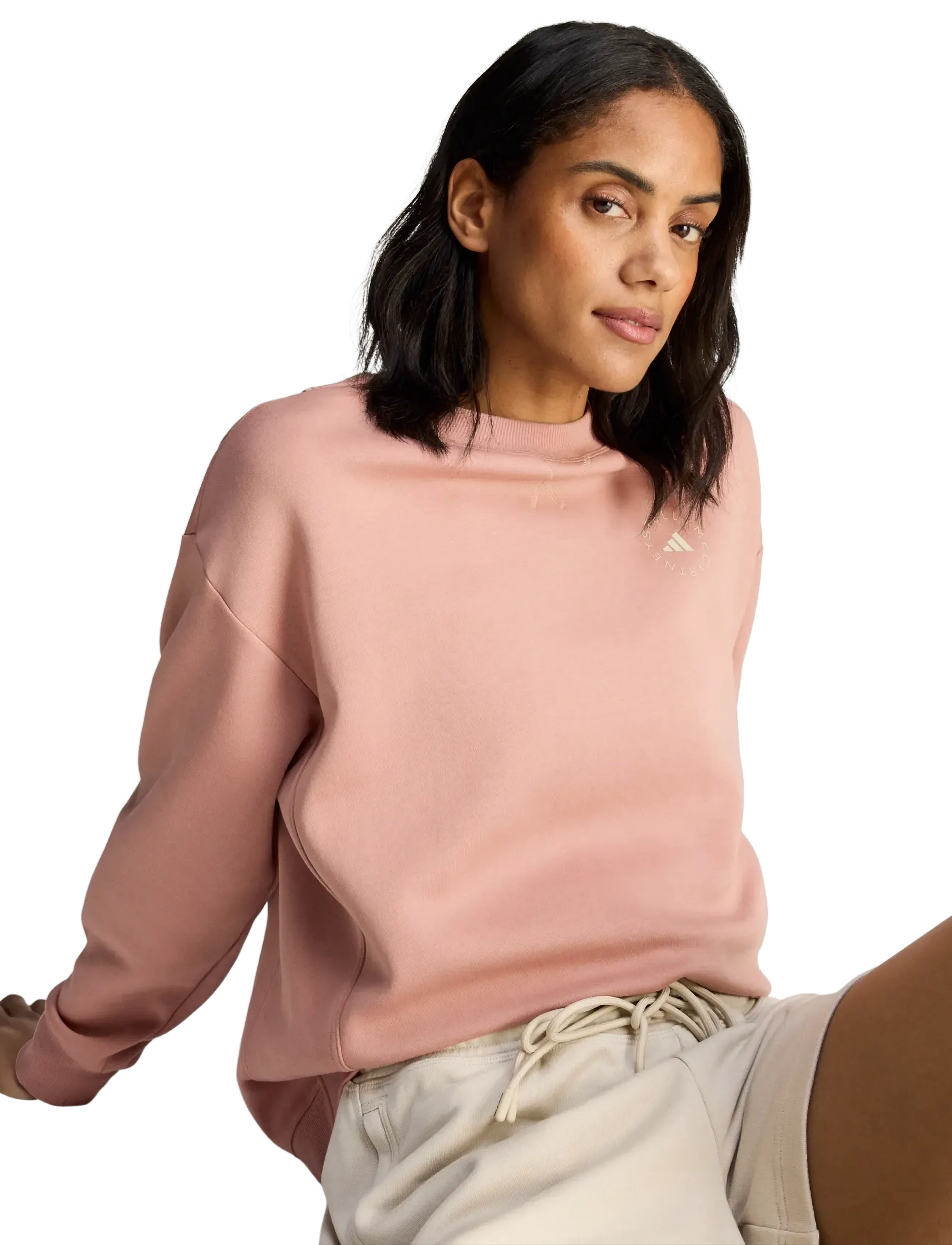 adidas by Stella McCartney - aSMC LOOSE SS - oberteile - brownm - 2