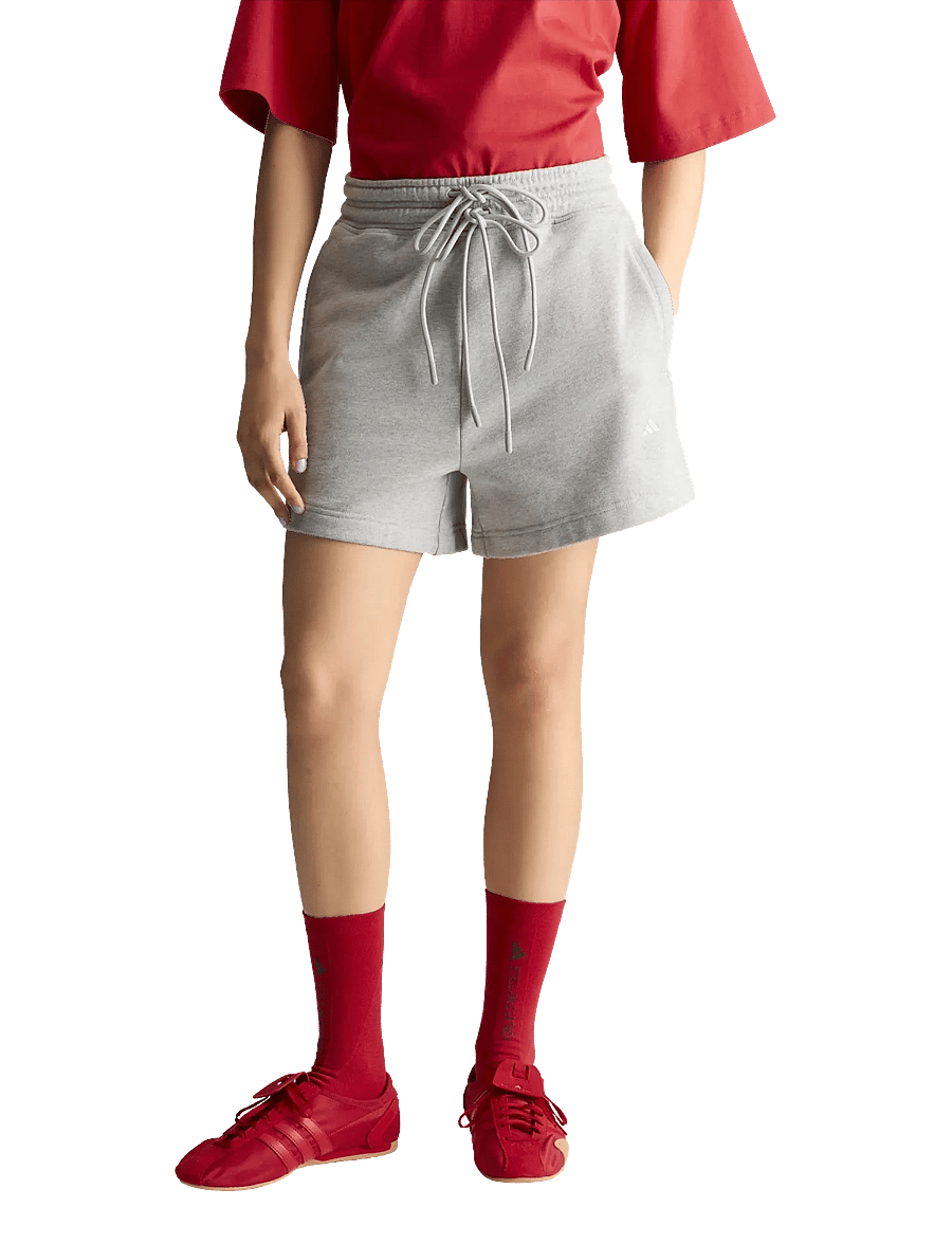 adidas by Stella McCartney - aSMC TERRY SHO - hosen - mgreyh/white - 2
