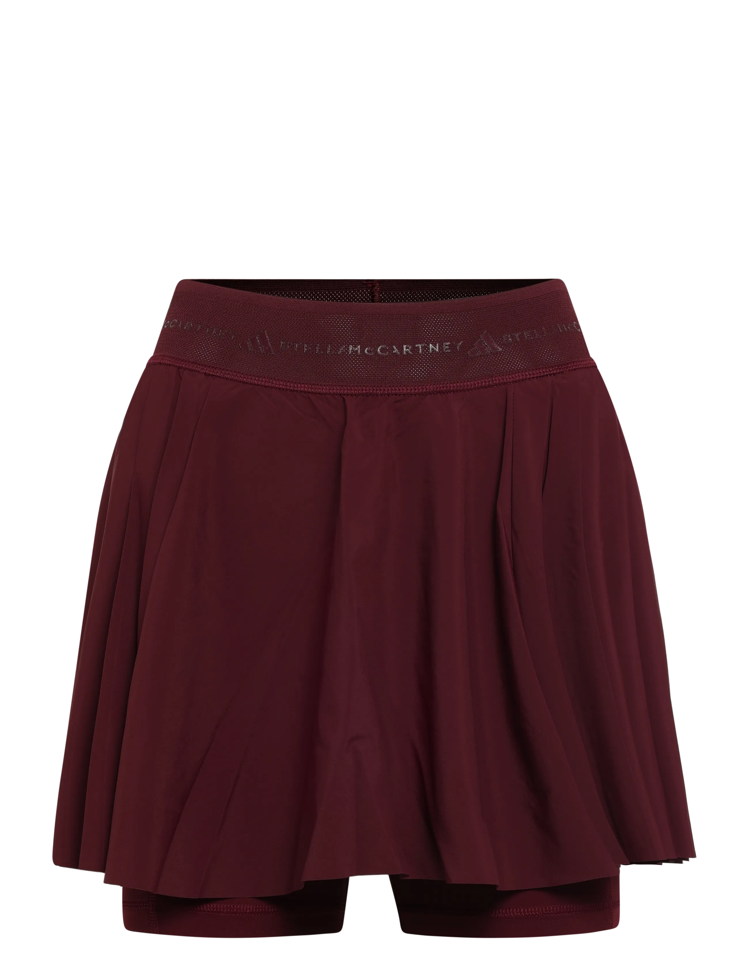 adidas by Stella McCartney aSMC PLTD SKORT - adidas - MAROON / burgundy