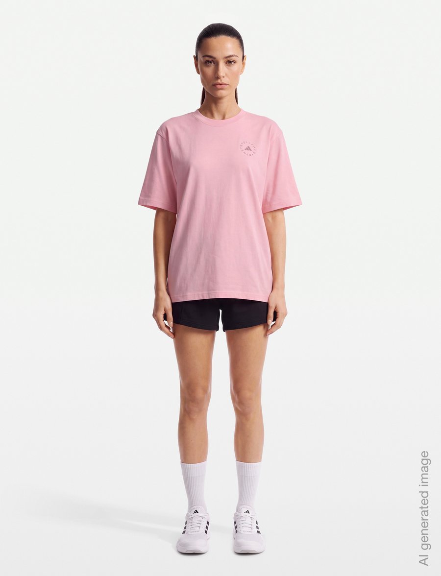 adidas by Stella McCartney - aSMC LOOSE TEE - t-shirts - rusbls - 0