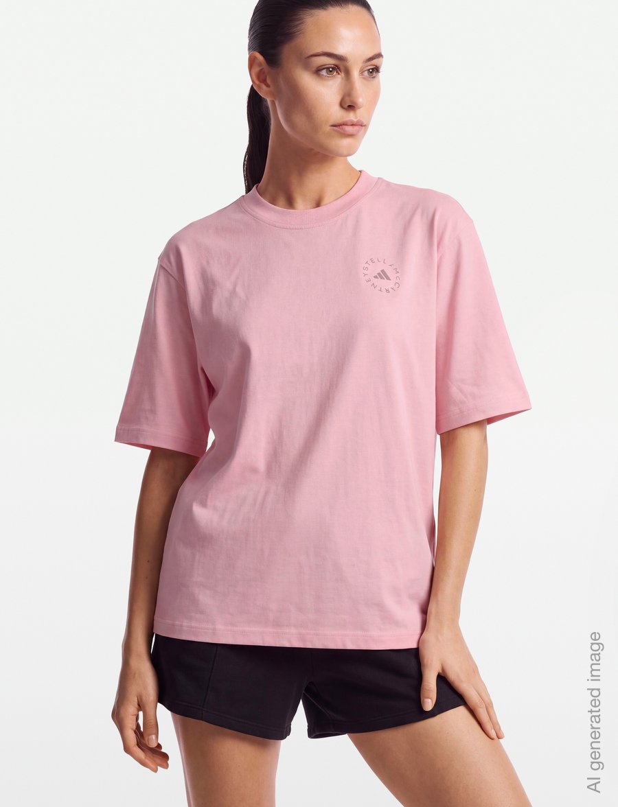 adidas by Stella McCartney - aSMC LOOSE TEE - t-shirts - rusbls - 3