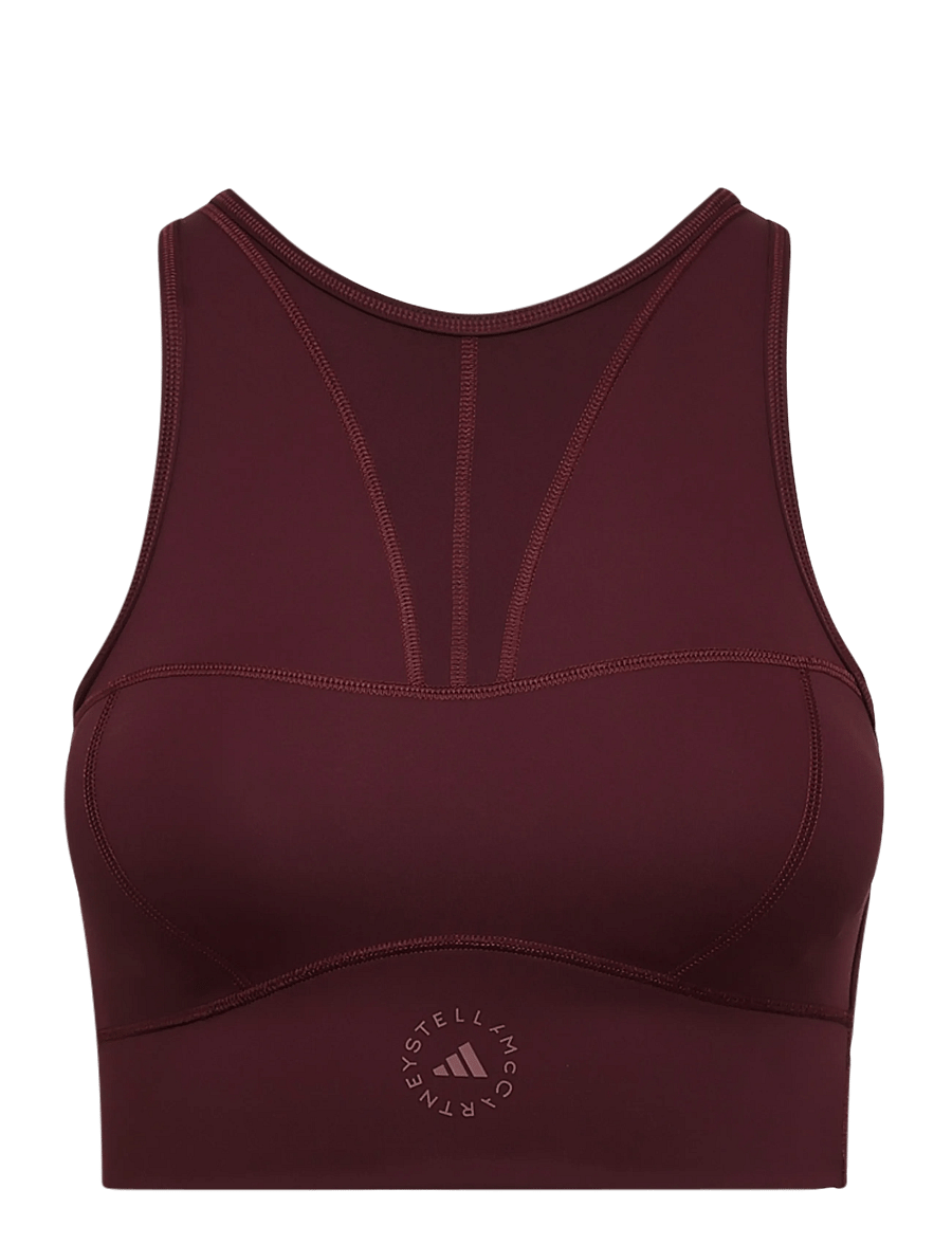adidas by Stella McCartney - aSMC TPR CR TOP - crop tops - maroon - 0