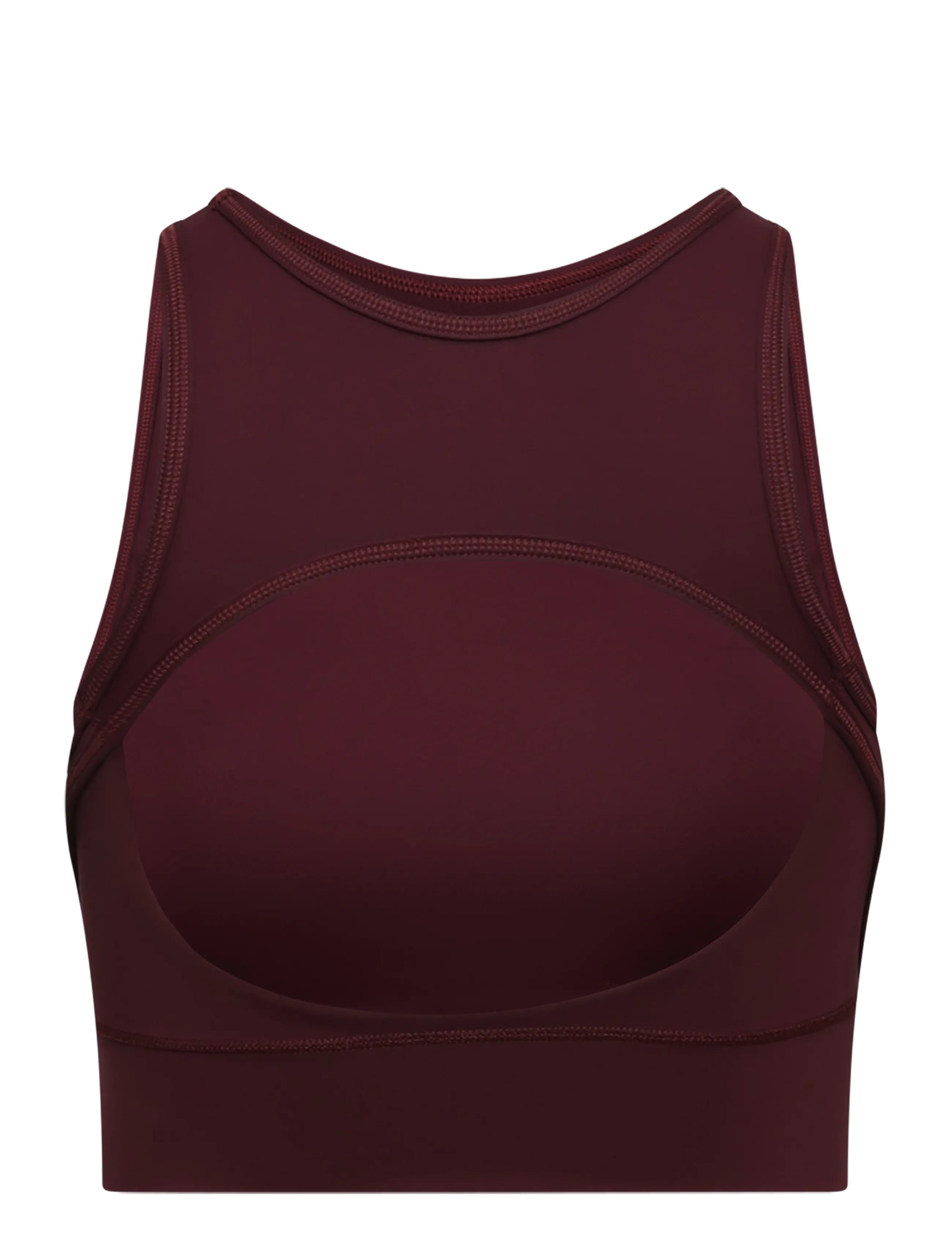 adidas by Stella McCartney - aSMC TPR CR TOP - crop tops - maroon - 1