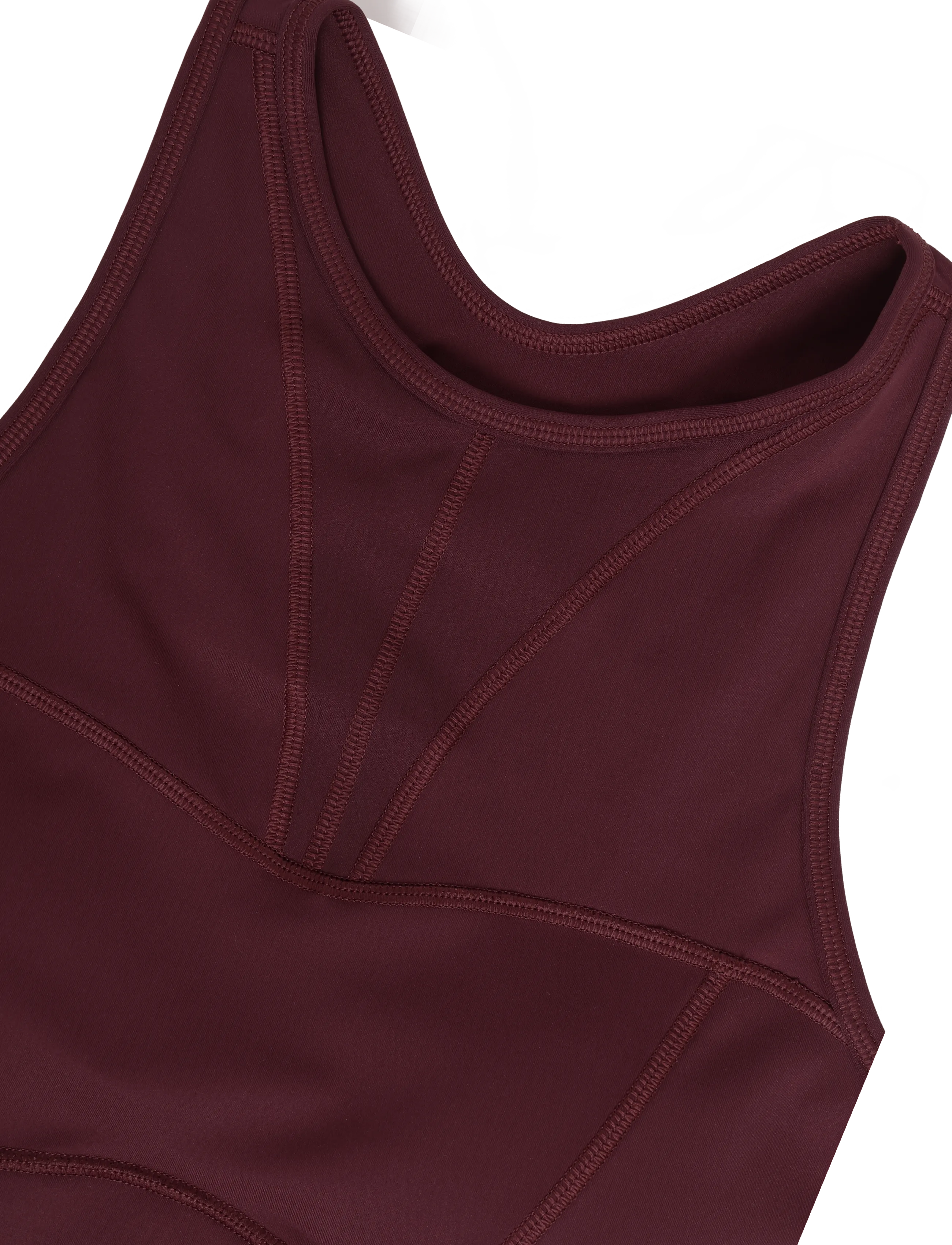adidas by Stella McCartney - aSMC TPR CR TOP - crop tops - maroon - 2