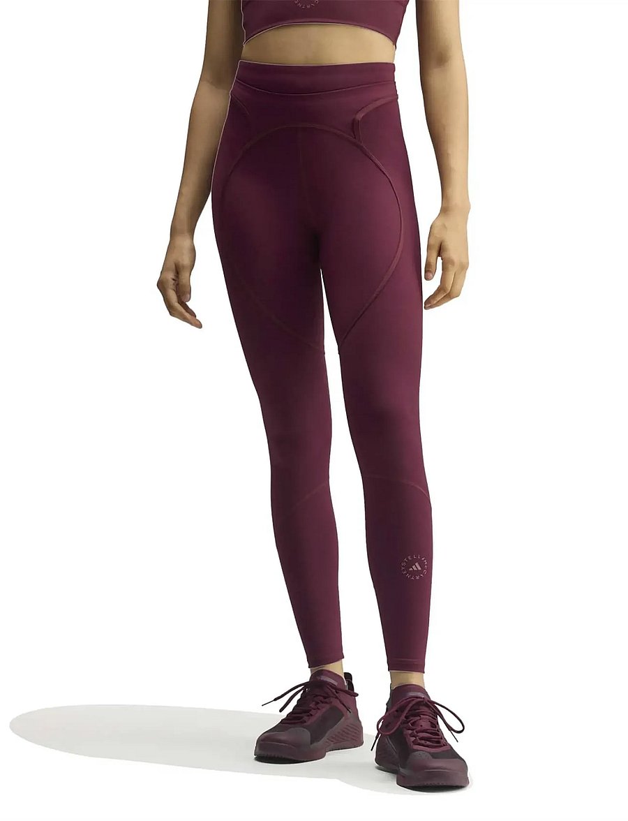 adidas by Stella McCartney - aSMC TPR 1/1 L - volle länge - maroon - 0