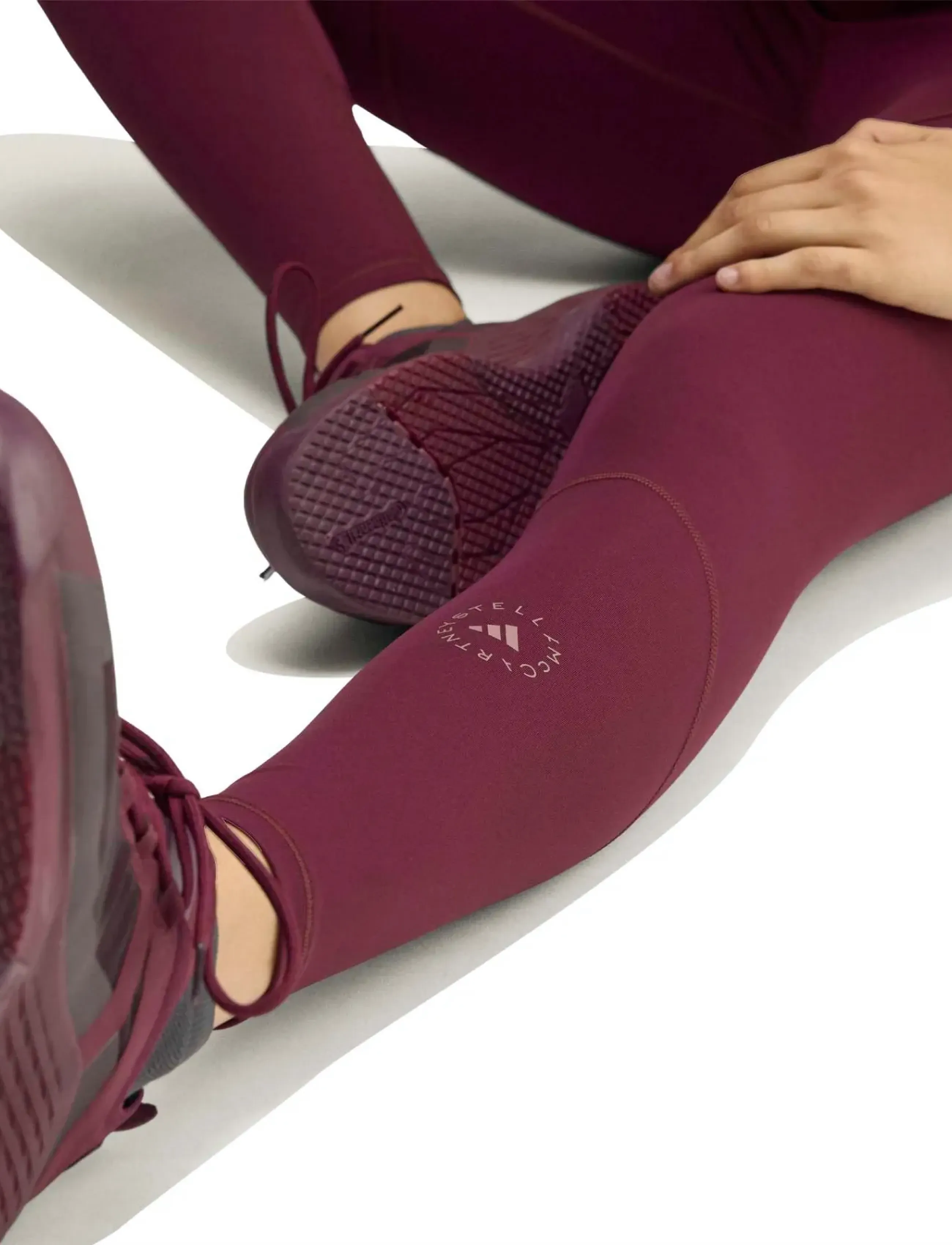 adidas by Stella McCartney - aSMC TPR 1/1 L - volle länge - maroon - 5