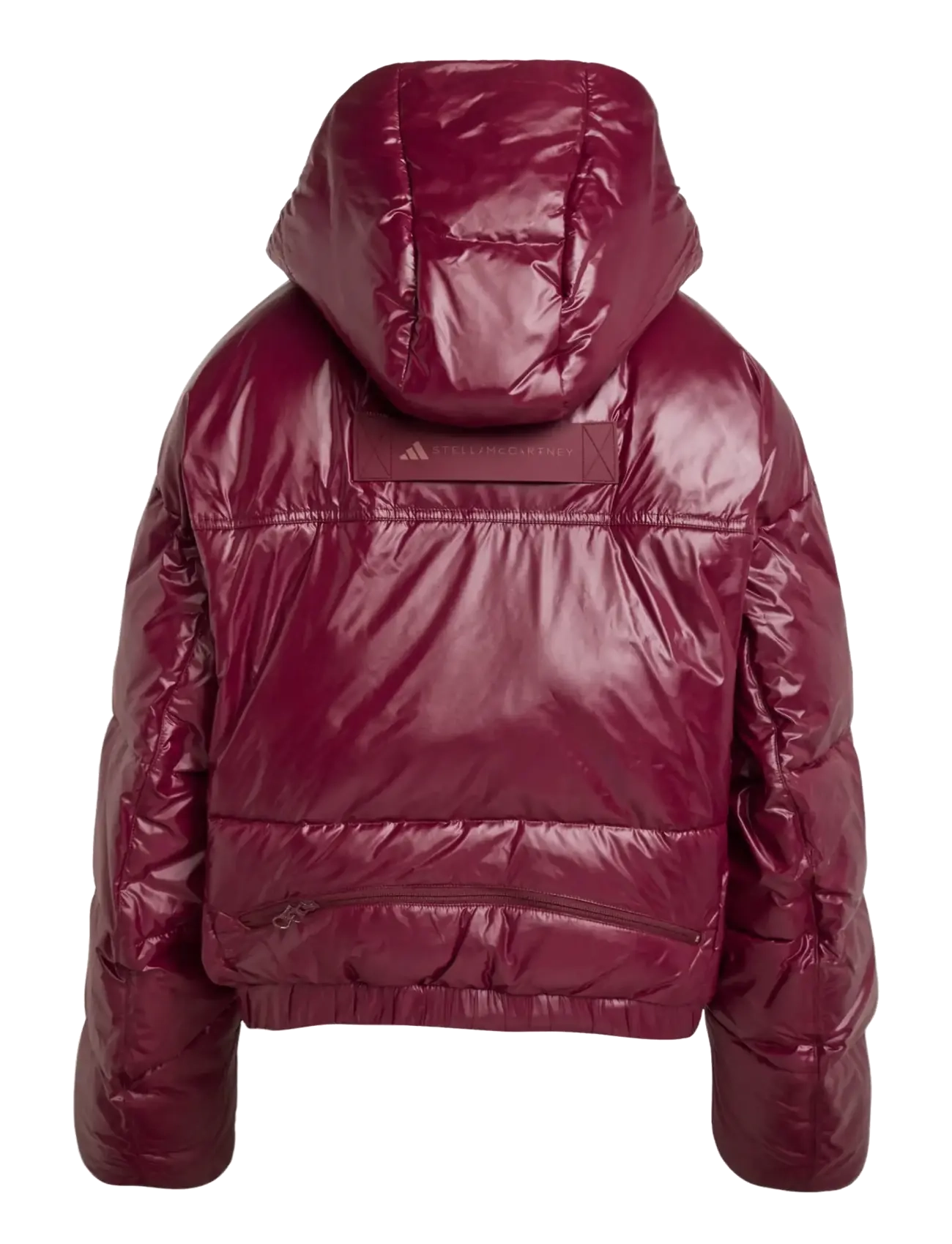 adidas by Stella McCartney - aSMC SHORT PUF - vinterjakker - maroon - 1