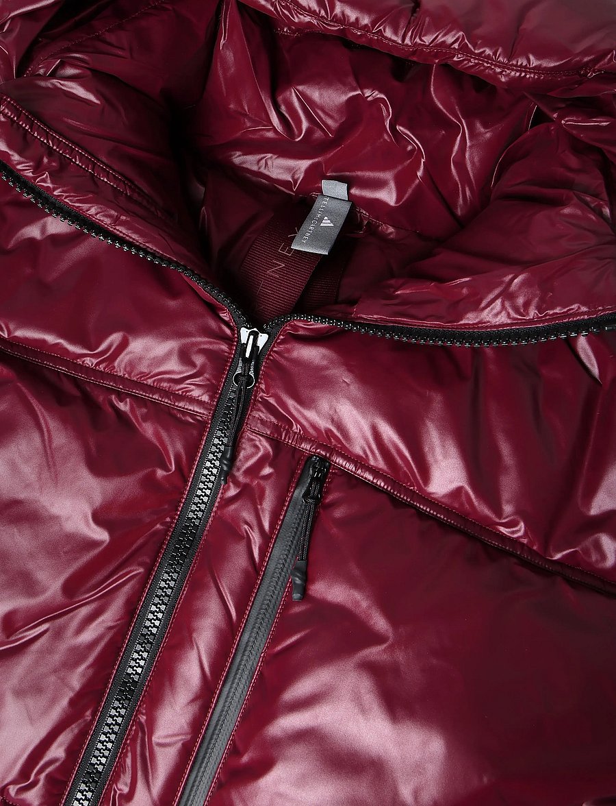 adidas by Stella McCartney - aSMC SHORT PUF - kurtki zimowe - maroon - 2