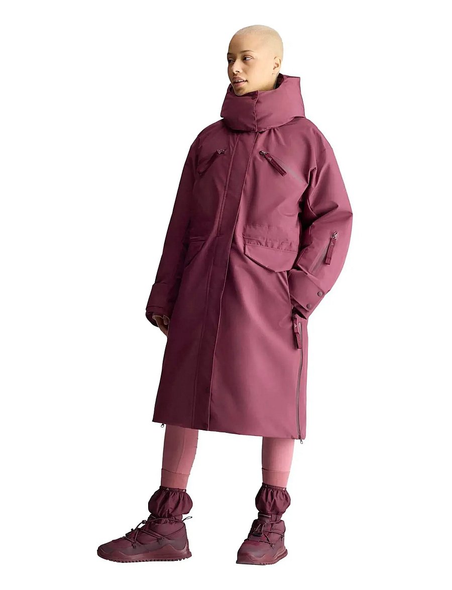 adidas by Stella McCartney - aSMC LONG PUFFA - daunenjacken - maroon - 1