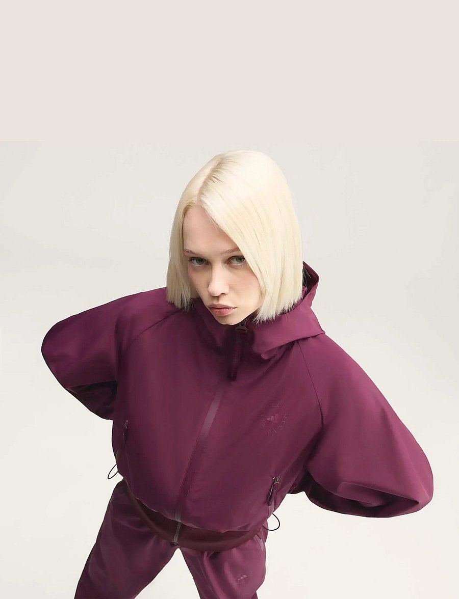 adidas by Stella McCartney - aSMC TRACK JKT - training jackets - maroon - 0