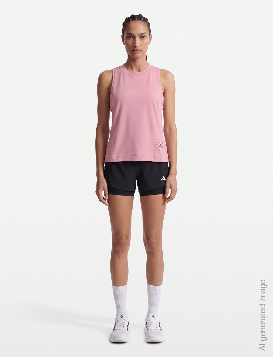 adidas by Stella McCartney - aSMC LOGO TK - toppar & t-shirts - rusbls - 0