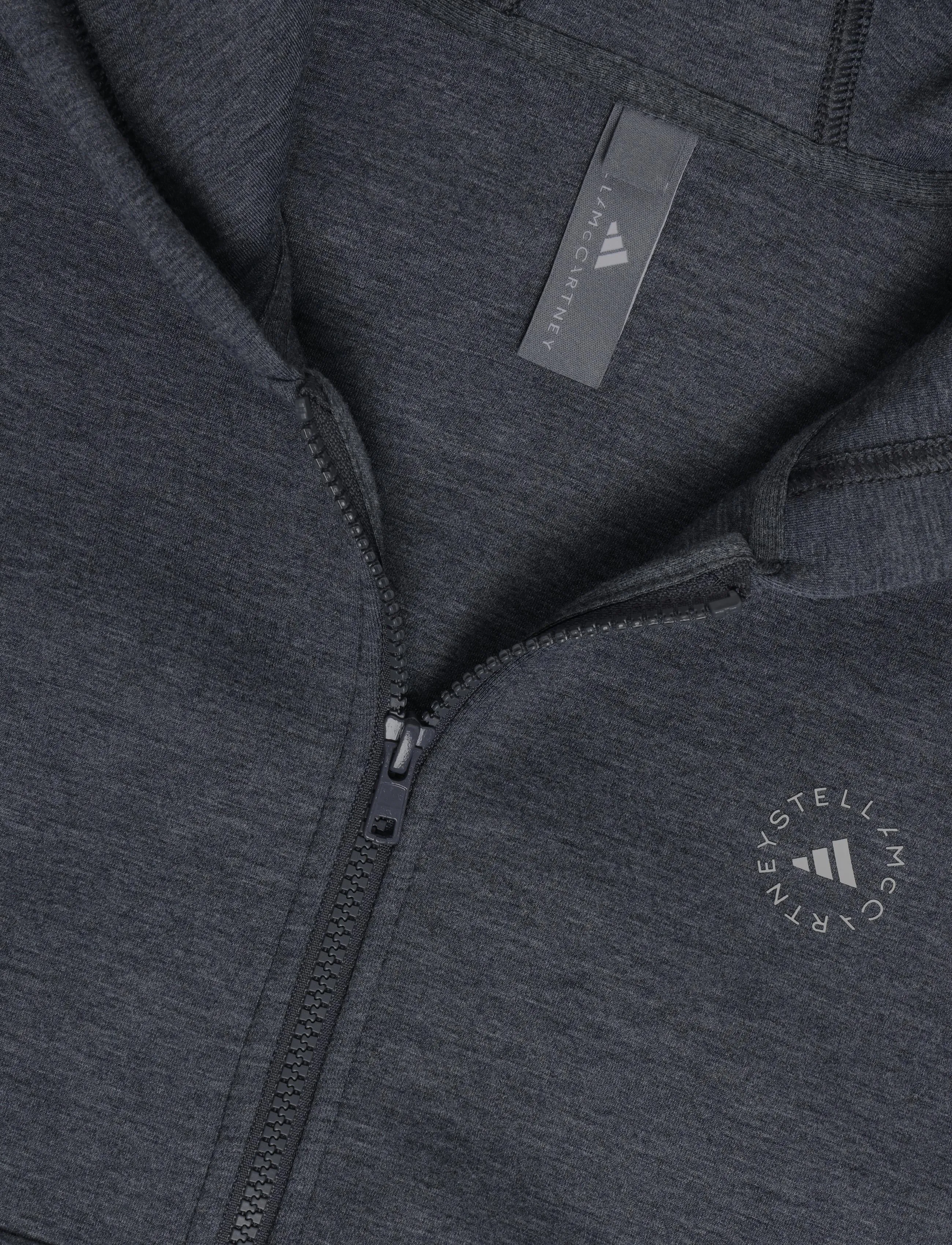 adidas by Stella McCartney - aSMC SCUBA HD - kapuutsiga dressipluusid - dgreyh - 2