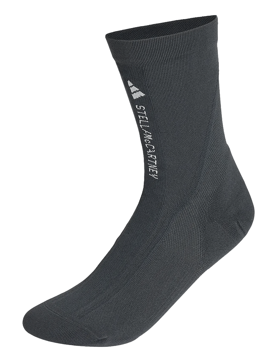 adidas by Stella McCartney - aSMC CREW SOCKS - sport socks - carbon/orbgry - 0