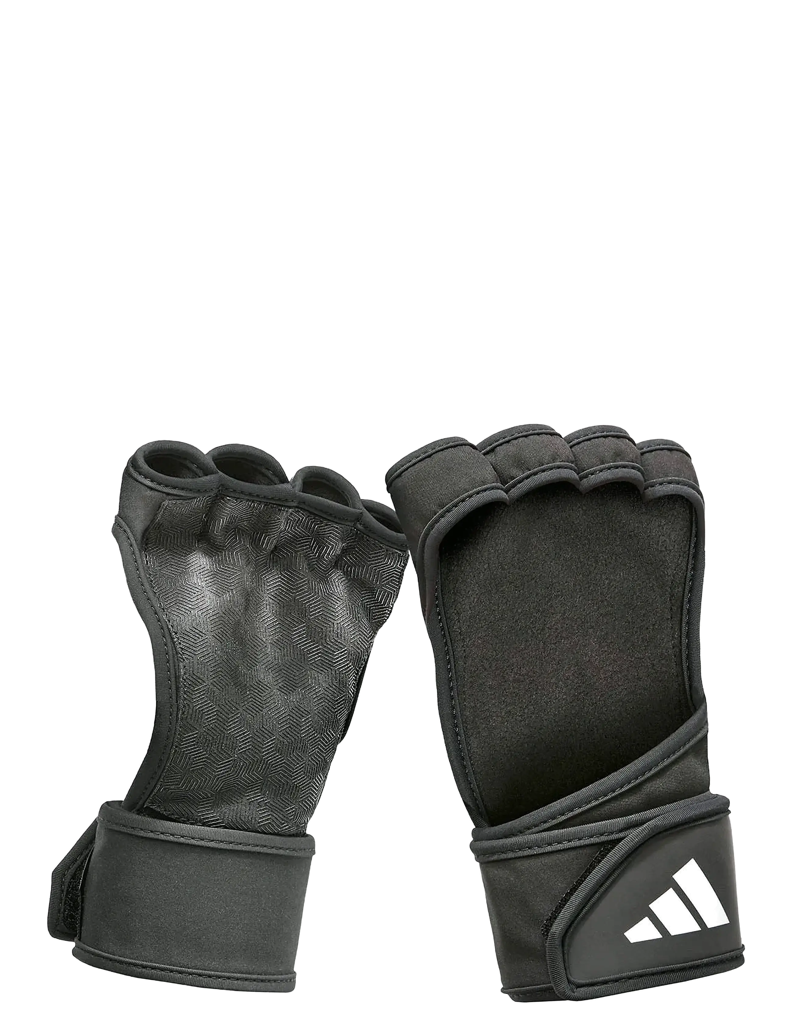 Open Back Training Gloves - BLACK