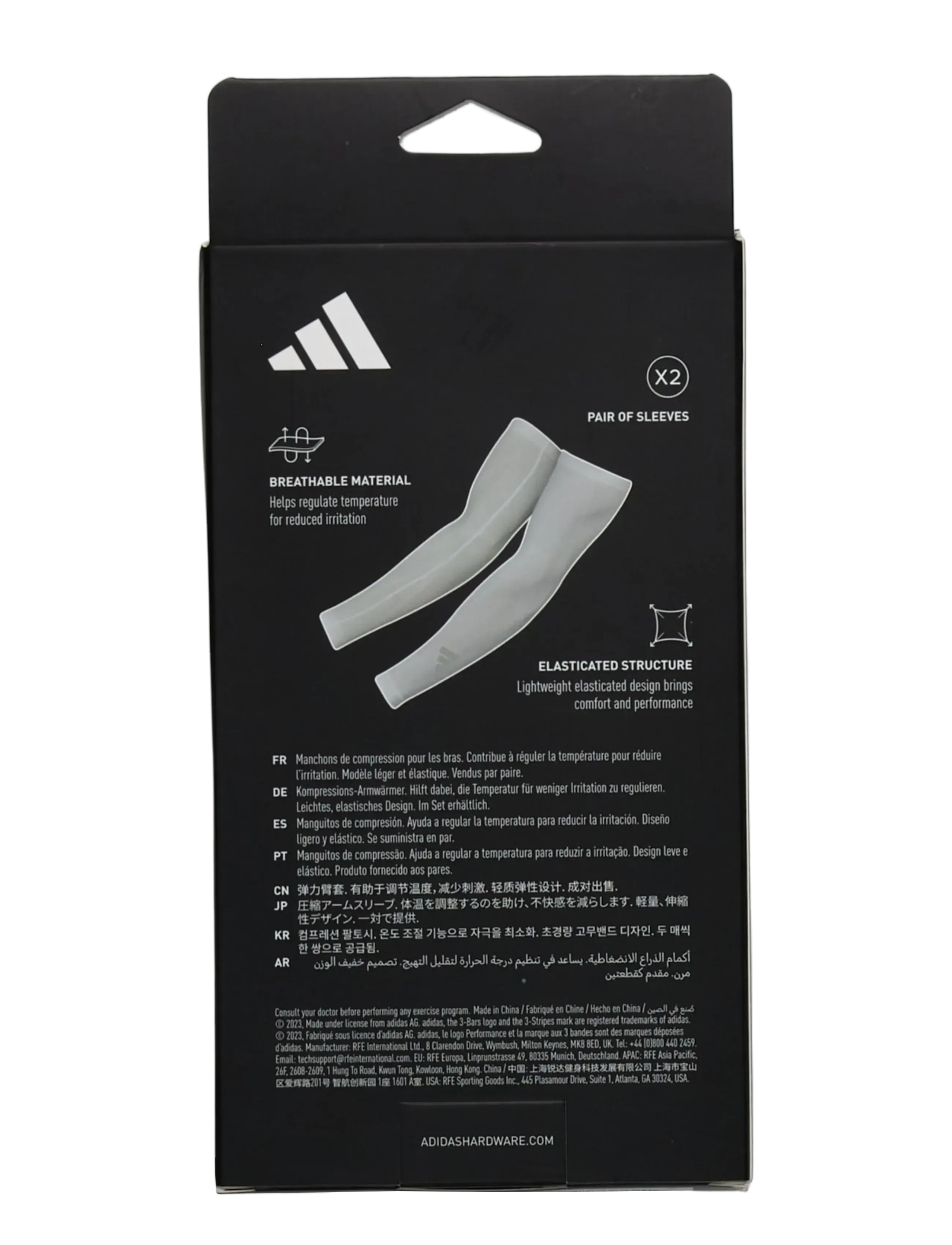 adidas Equipment - Compression Arm Sleeves - die niedrigsten preise - white - 3