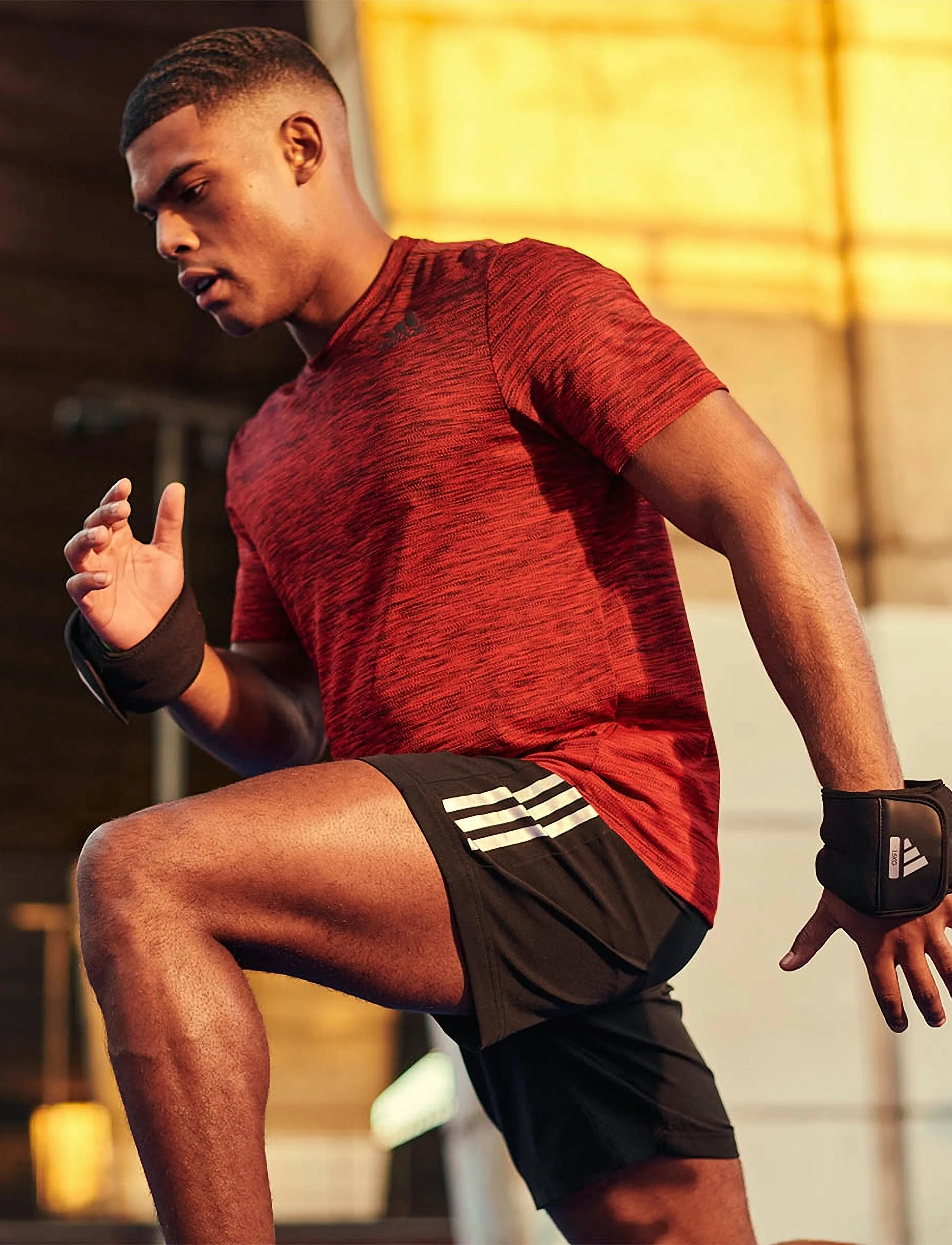 adidas Equipment Ankle/Wrist Weights - 1,5Kg, 1.5 KG, Black, Sport Training Equipment > Sport Weights, Herre