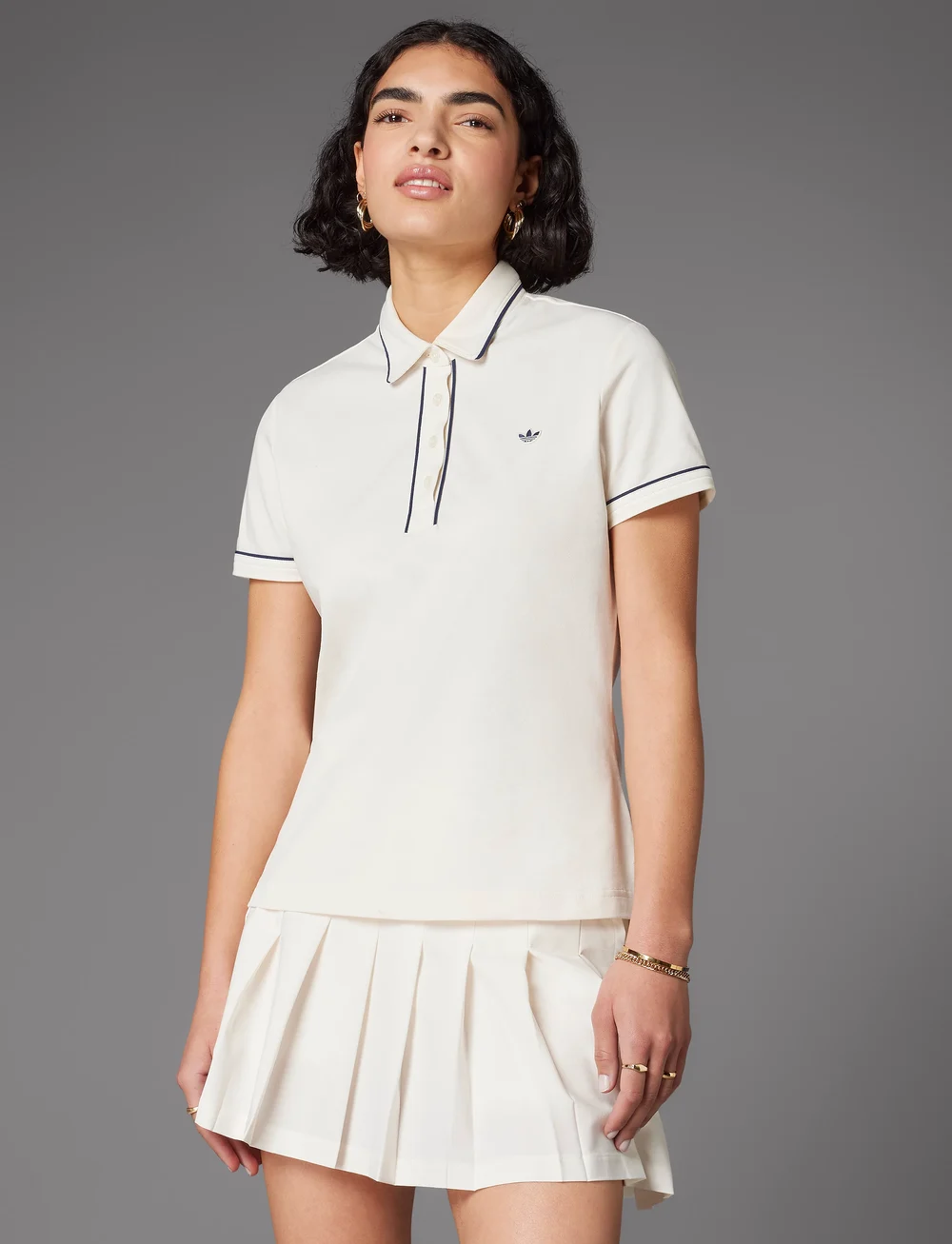 adidas Golf Originals - S Sld Polo W - pikéer - cwhite - 0