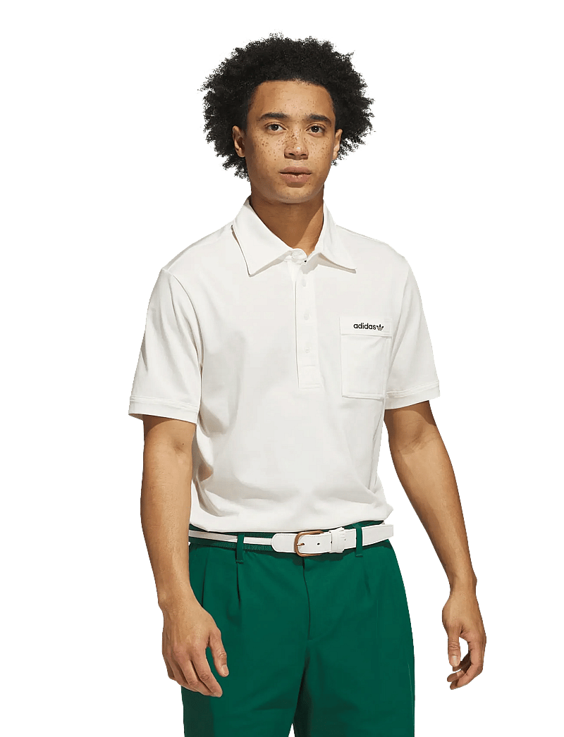 adidas Golf Originals - S Pocket Polo - toppe & t-shirts - cwhite - 2