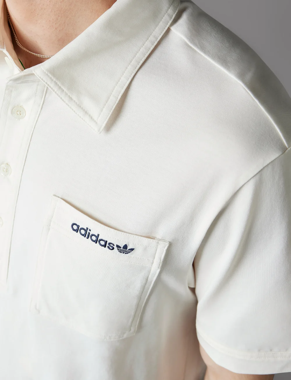 adidas Golf Originals - S Pocket Polo - alussärgid ja t-särgid - cwhite - 3