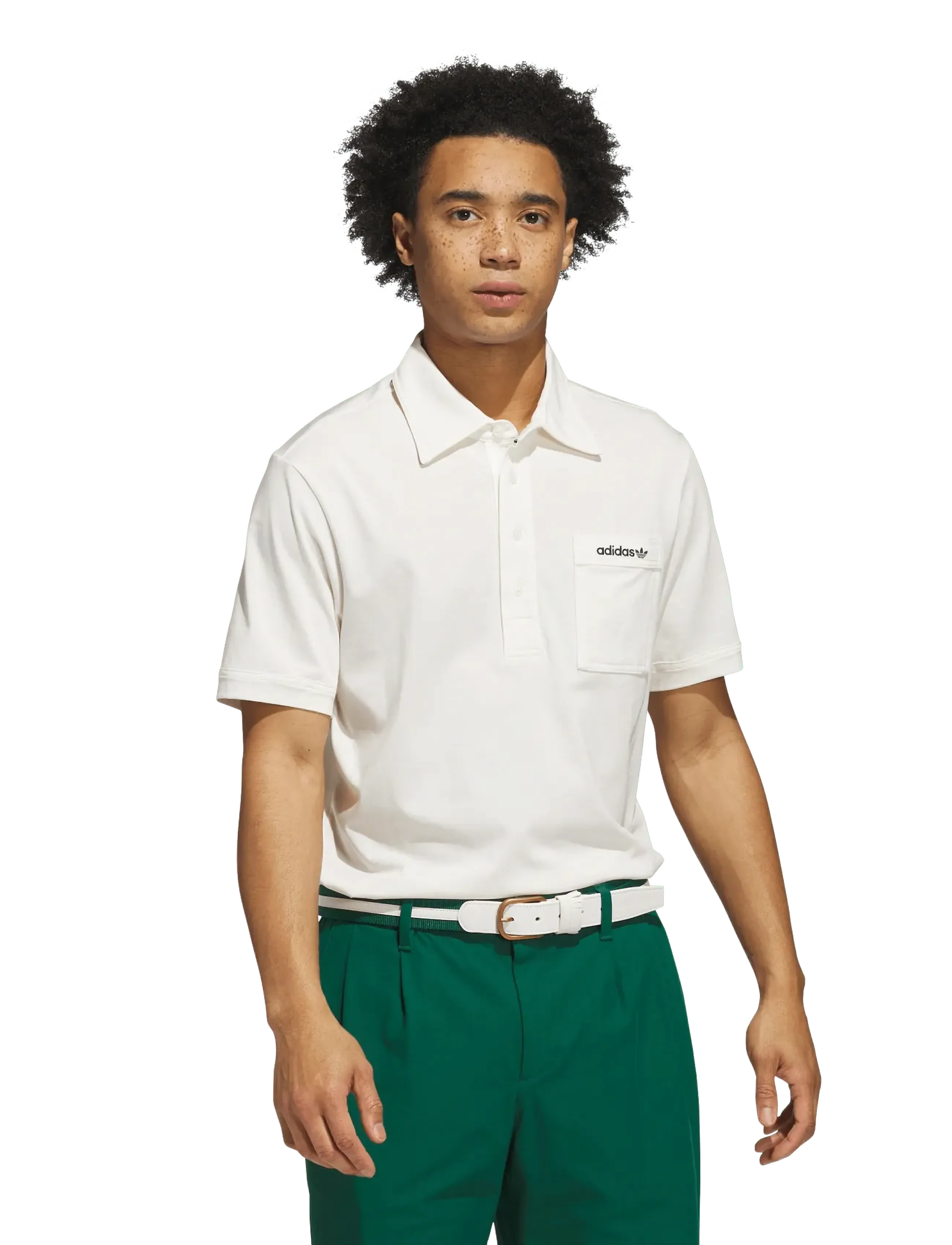 adidas Golf Originals - S Pocket Polo - tops & t-shirts - cwhite - 2