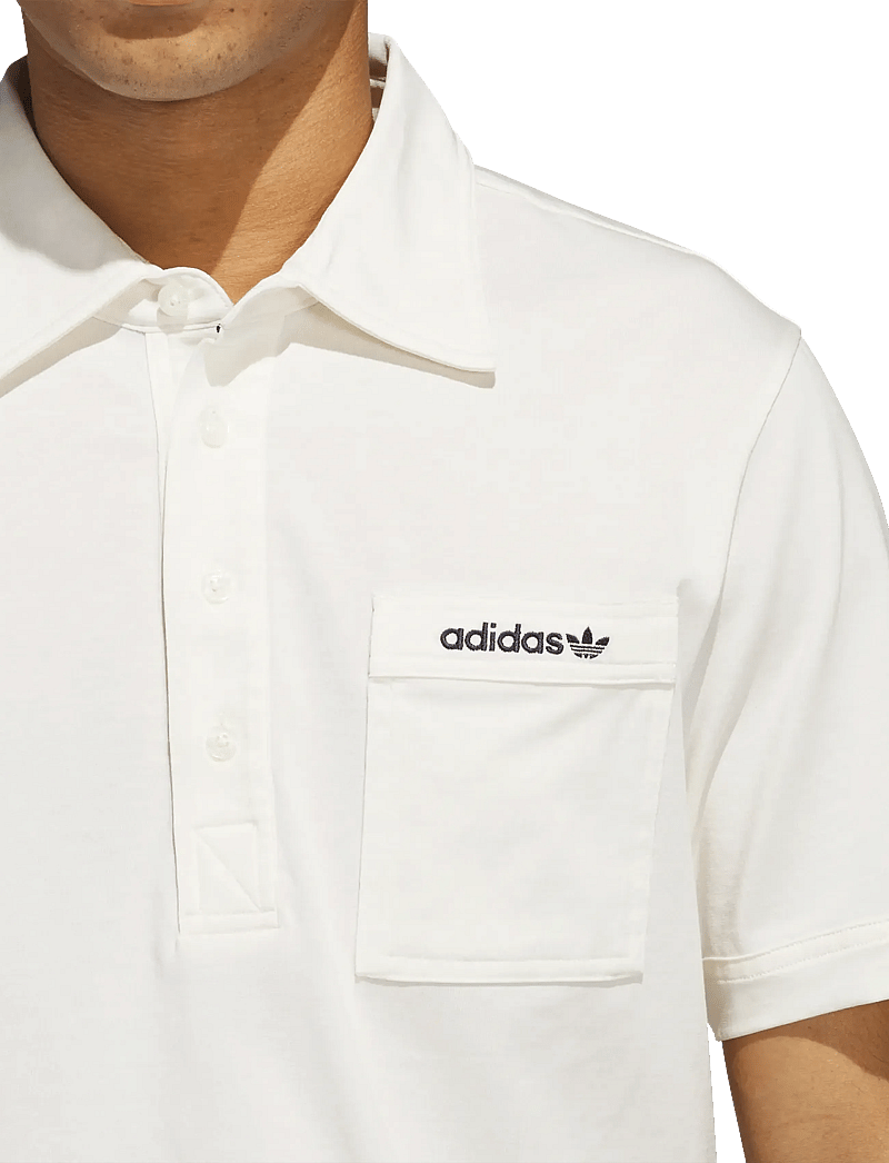 adidas Golf Originals - S Pocket Polo - toppe & t-shirts - cwhite - 3