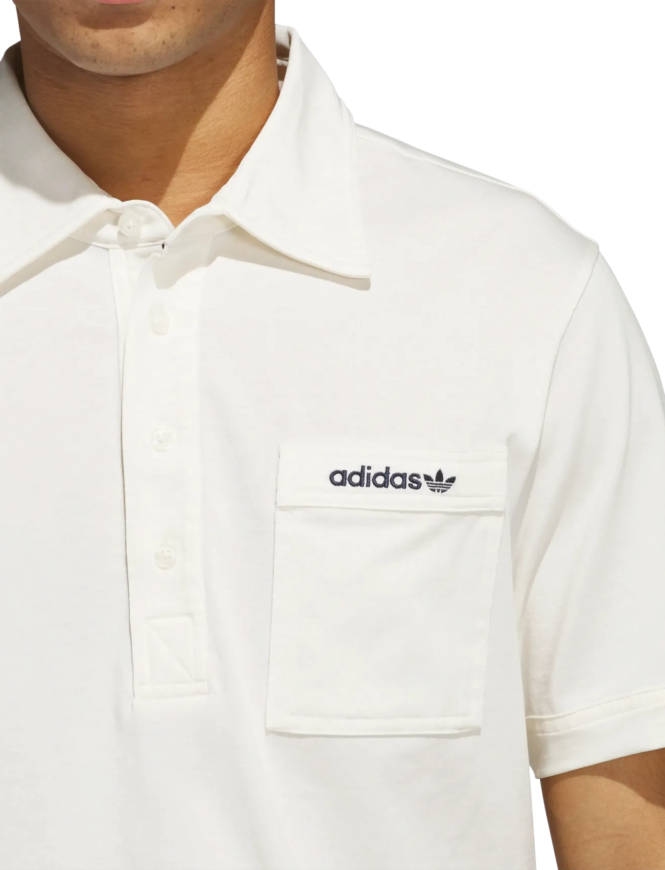 adidas Golf Originals - S Pocket Polo - tops & t-shirts - cwhite - 3