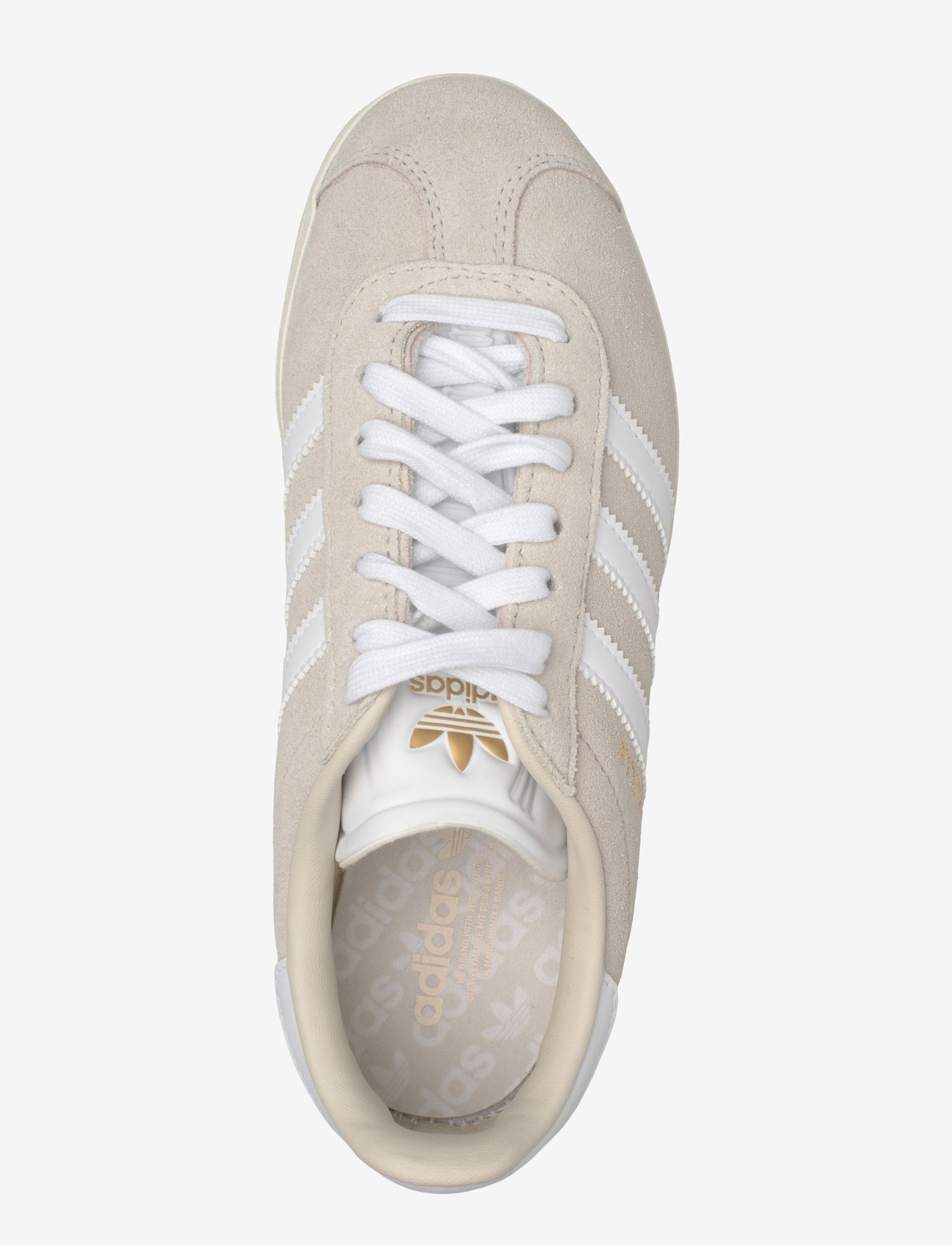 adidas Golf Originals - W GAZELLE GOLF - golfskor - alumin/ftwwht/goldmt - 3