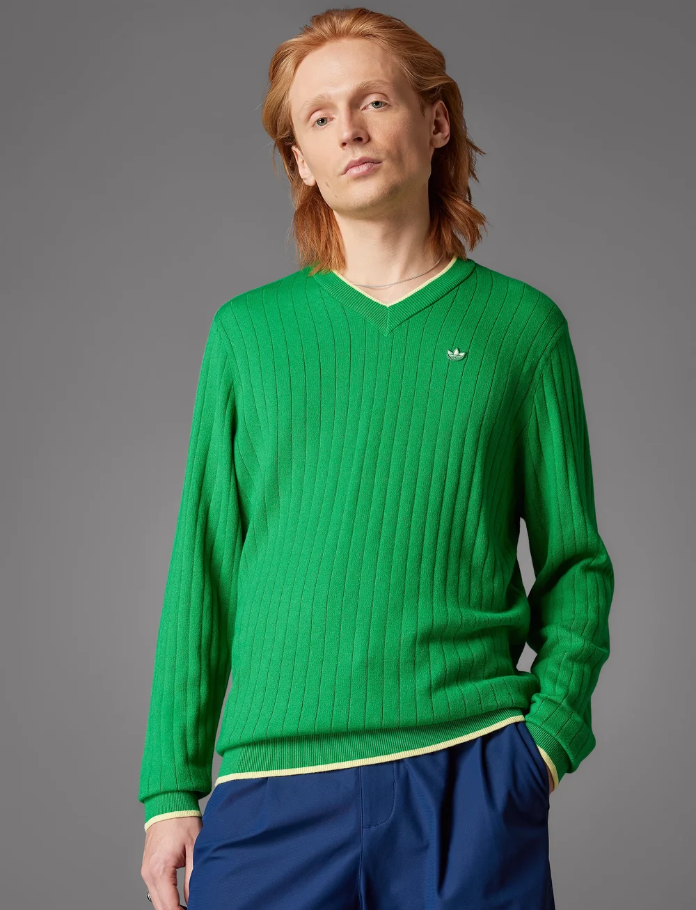 adidas Golf Originals - F Knit Sweater - sweatshirts - green - 0