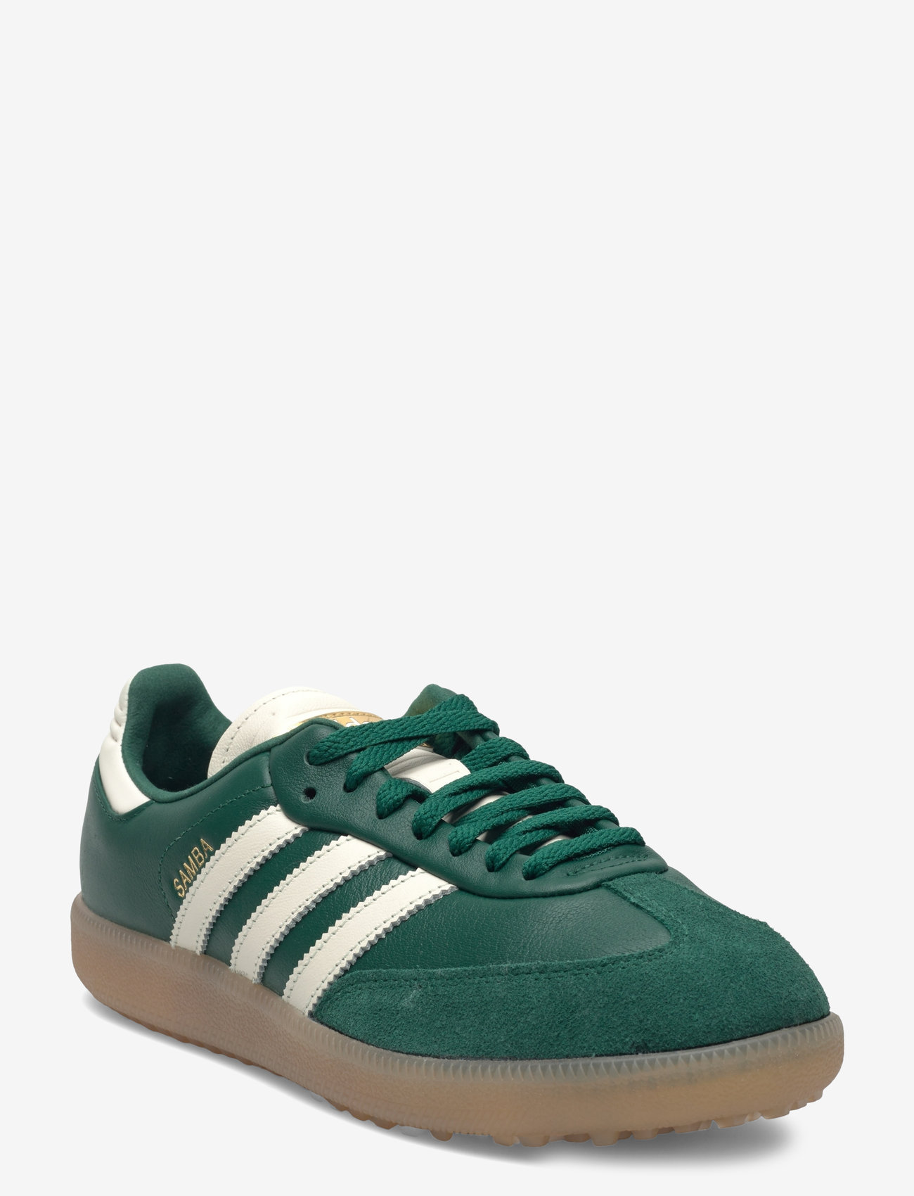 adidas Golf Originals - SAMBA GOLF - golf shoes - cgreen/owhite/gum4 - 0