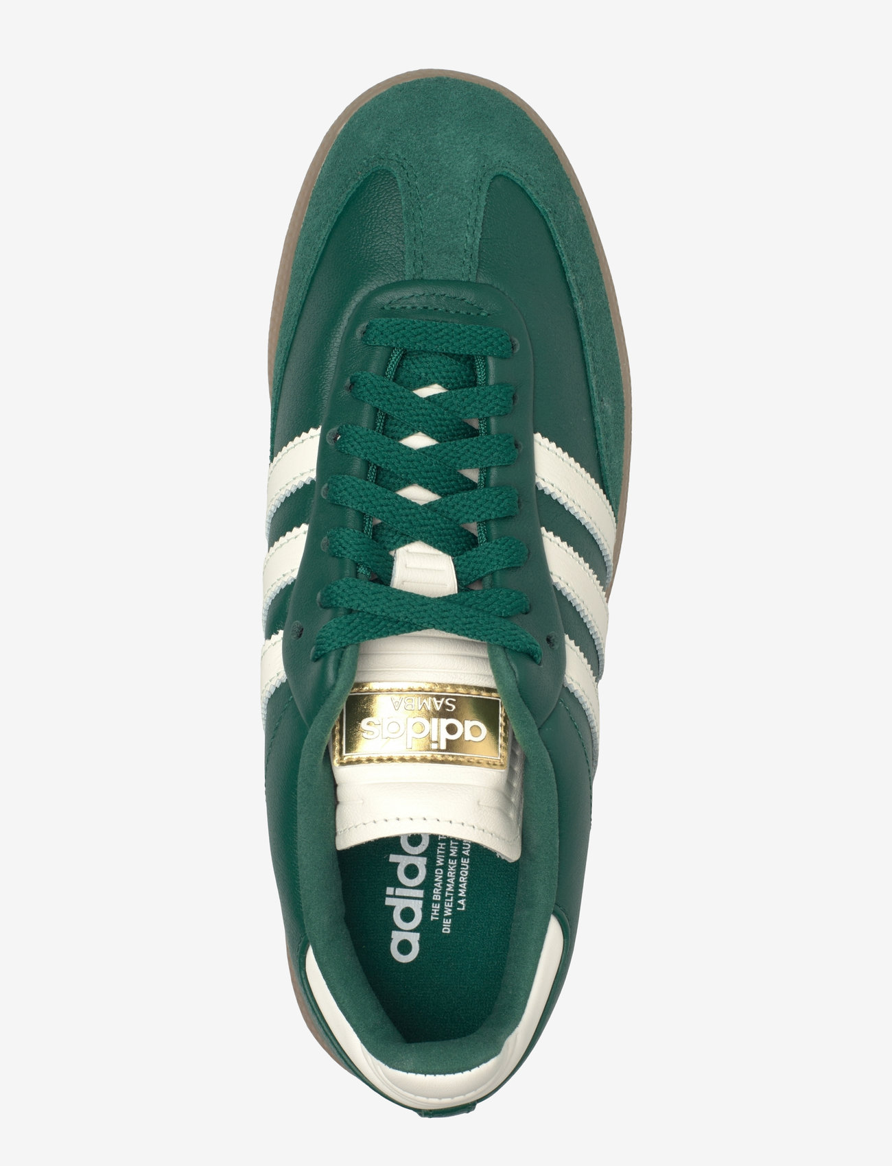 adidas Golf Originals - SAMBA GOLF - golf shoes - cgreen/owhite/gum4 - 3