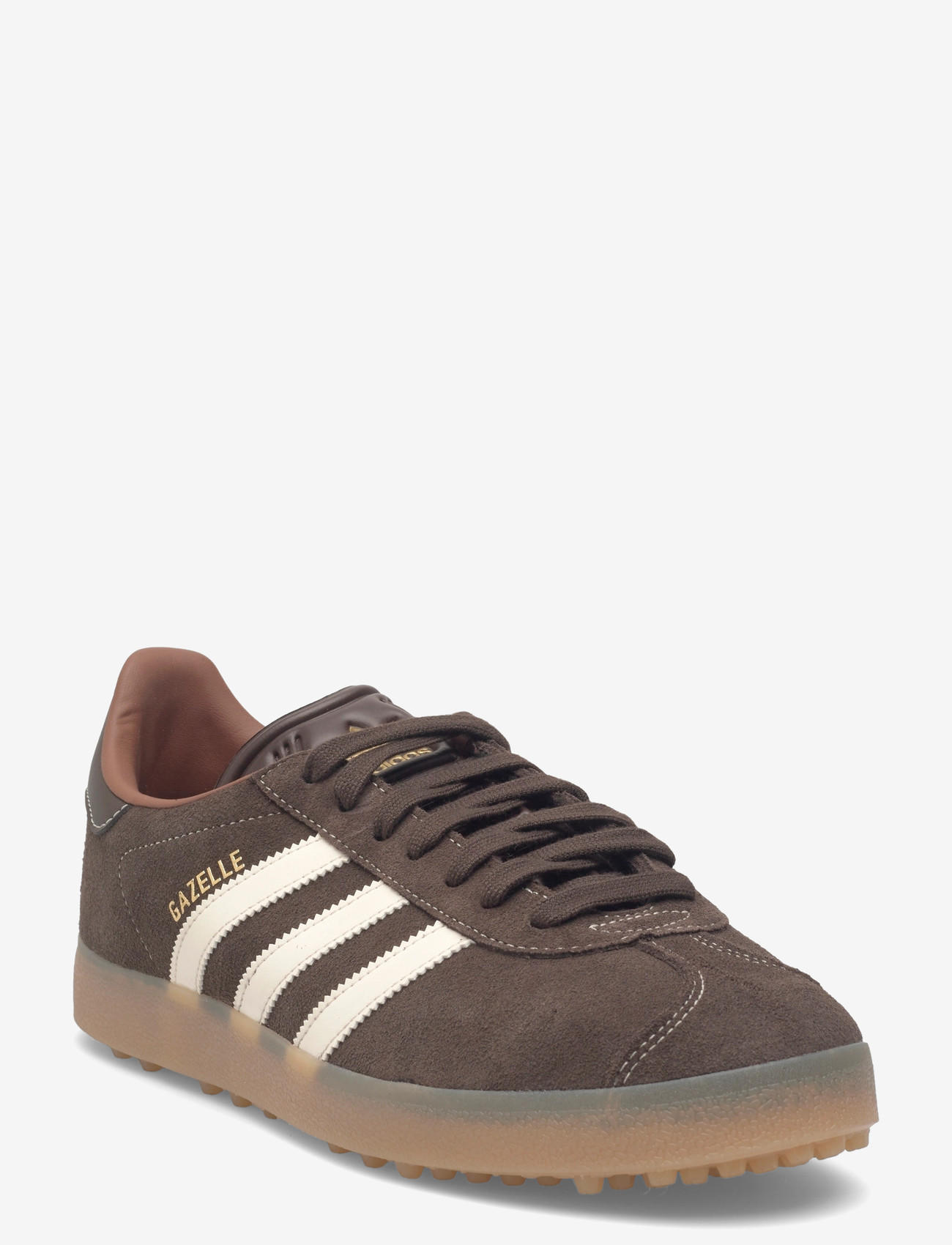 adidas Golf Originals - GAZELLE GOLF - golfsko - dbrown/cwhite/gum4 - 0