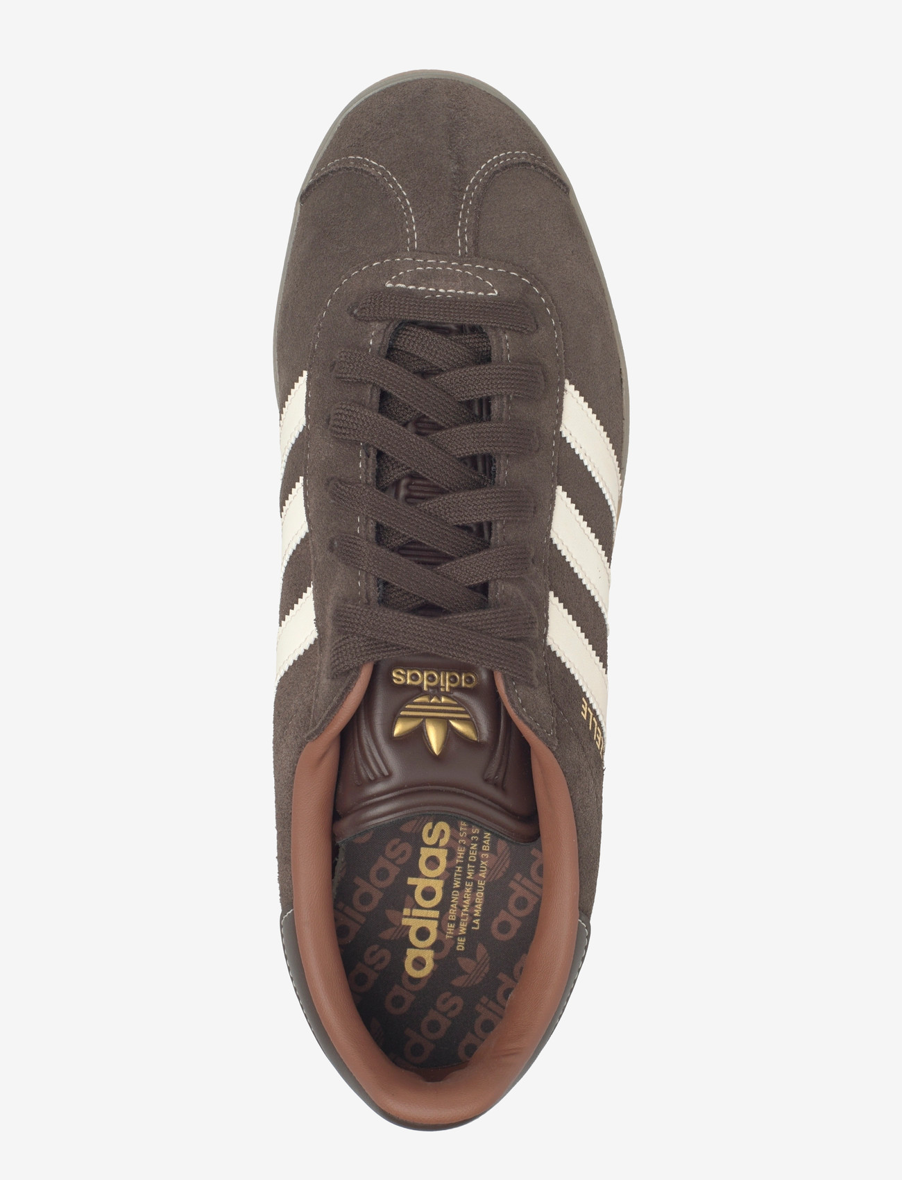 adidas Golf Originals - GAZELLE GOLF - golfsko - dbrown/cwhite/gum4 - 3