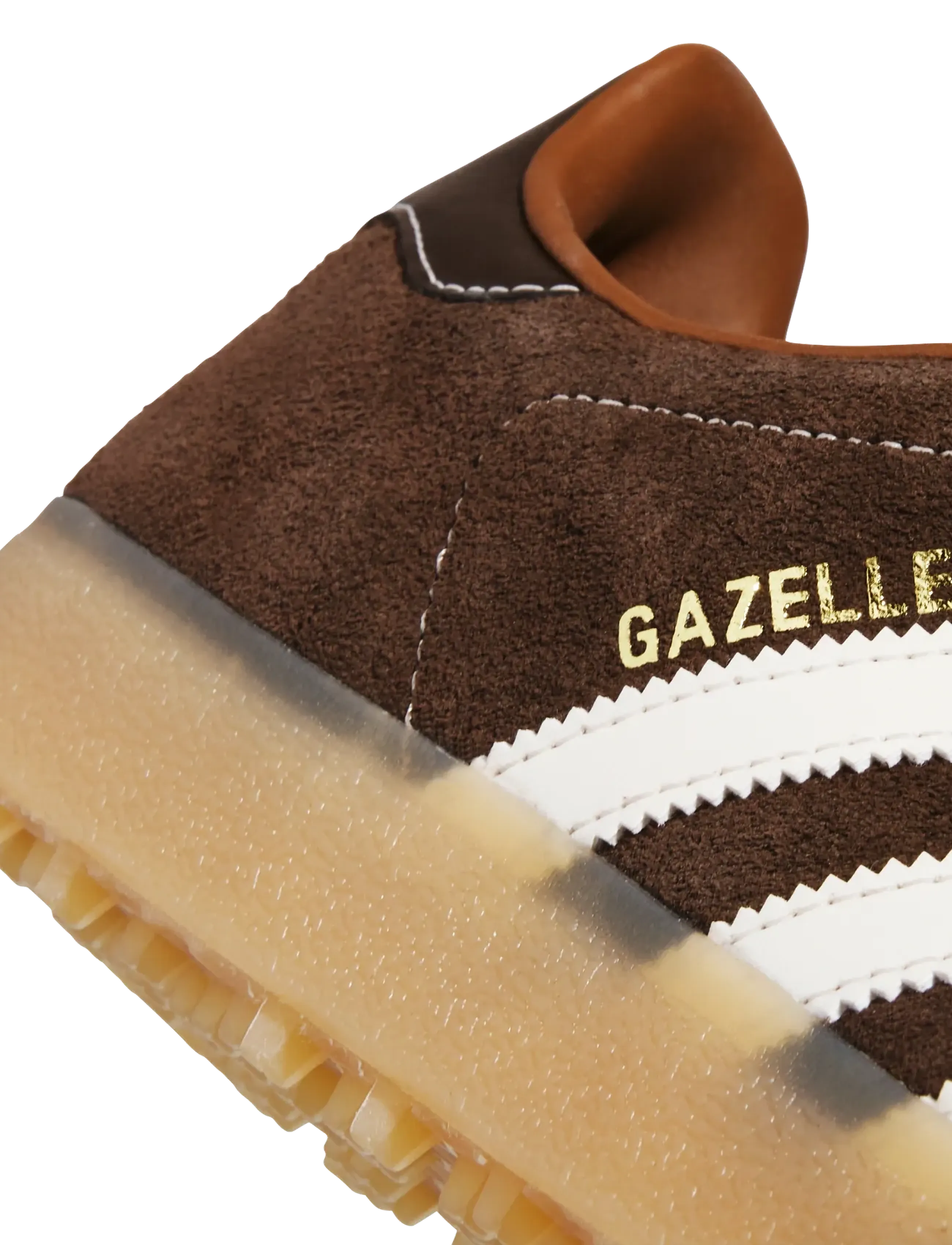adidas Golf Originals - GAZELLE GOLF - golfsko - dbrown/cwhite/gum4 - 5