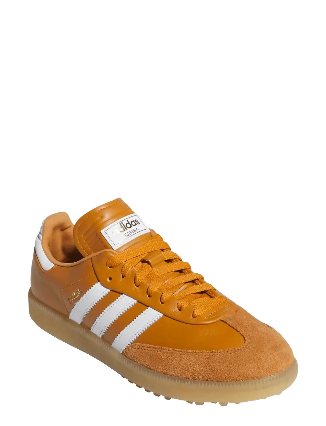 adidas Golf Originals SAMBA GOLF - Golfskor - RUSORA/FTWWHT/GUM3 / orange