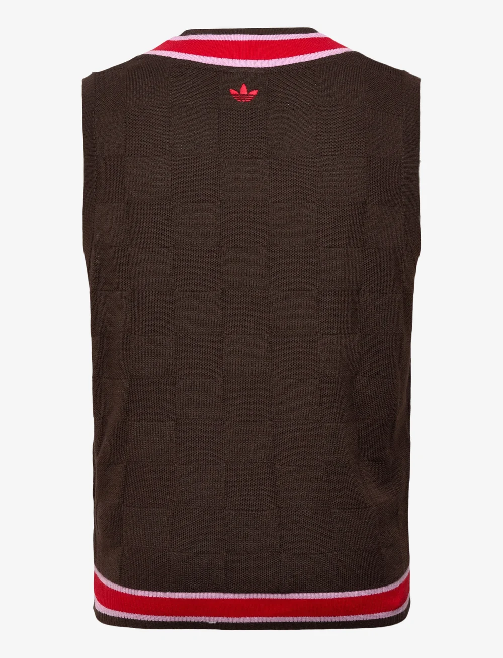 adidas Golf Originals - S Knit Vest - sweatshirts - dbrown - 1