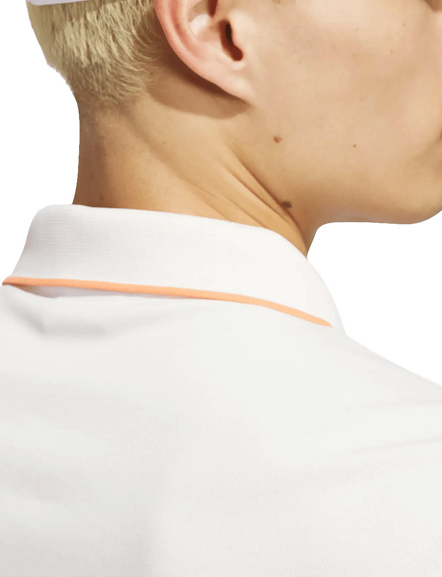 adidas Golf Originals - F Solid Polo LC - tops & t-shirts - cwhite/duor - 4