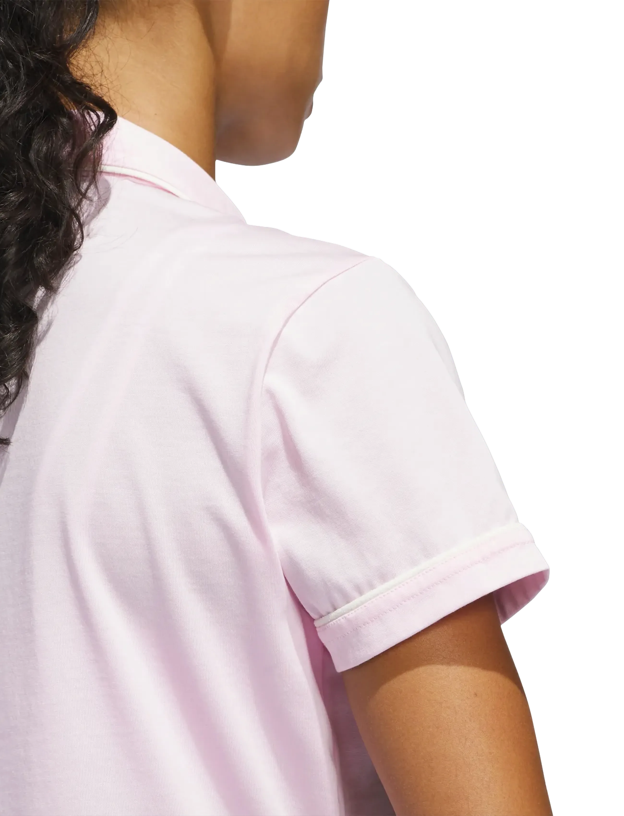 adidas Golf Originals - F Solid Polo W - toppe & t-shirts - clpink - 4