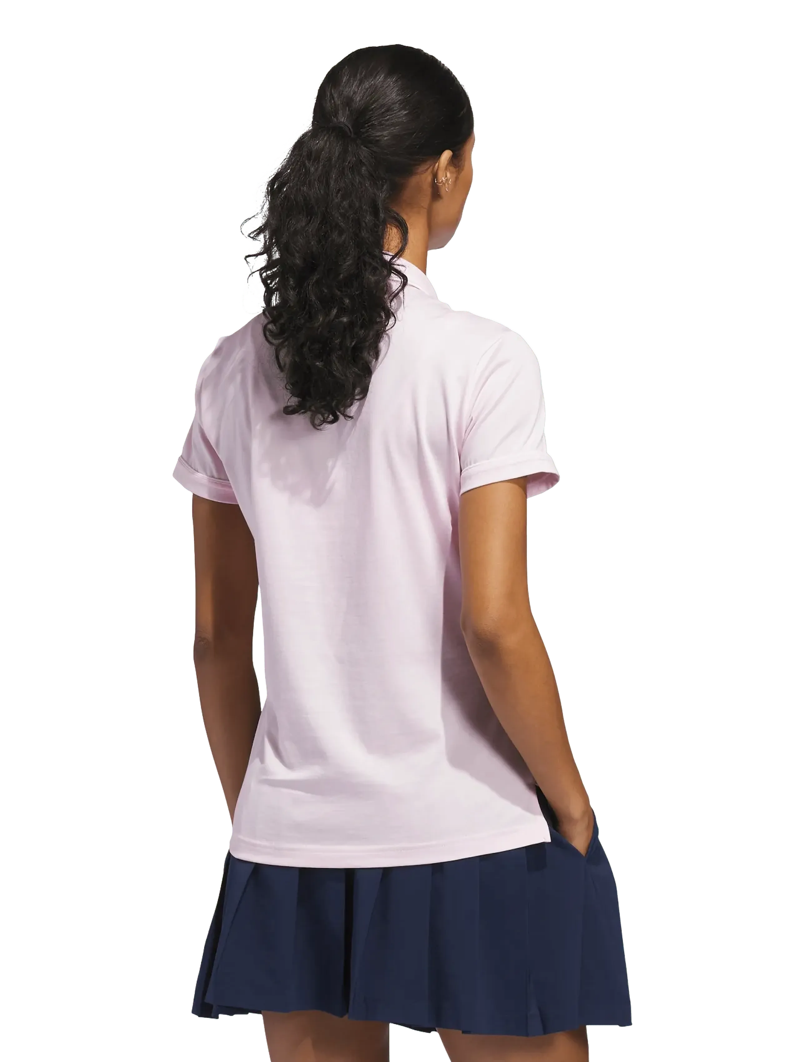 adidas Golf Originals - F Solid Polo W - toppe & t-shirts - clpink - 5