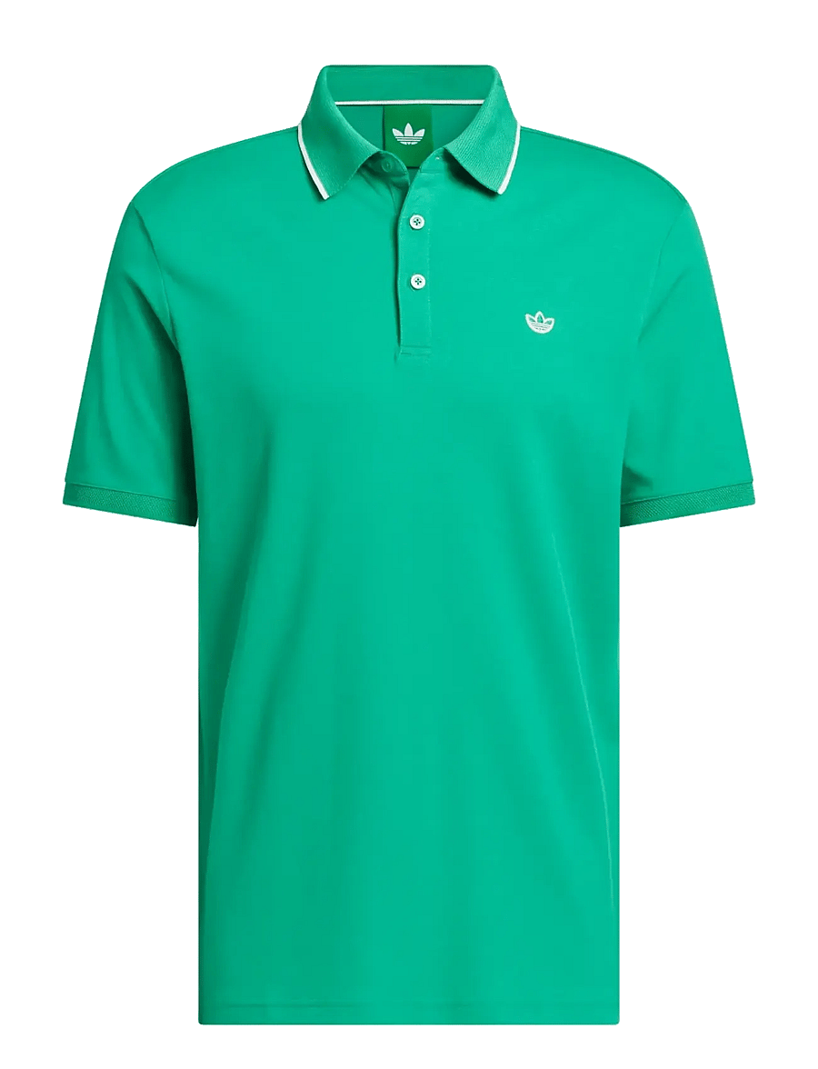 adidas Golf Originals - F Solid Polo LC - oberteile & t-shirts - cougrn - 0