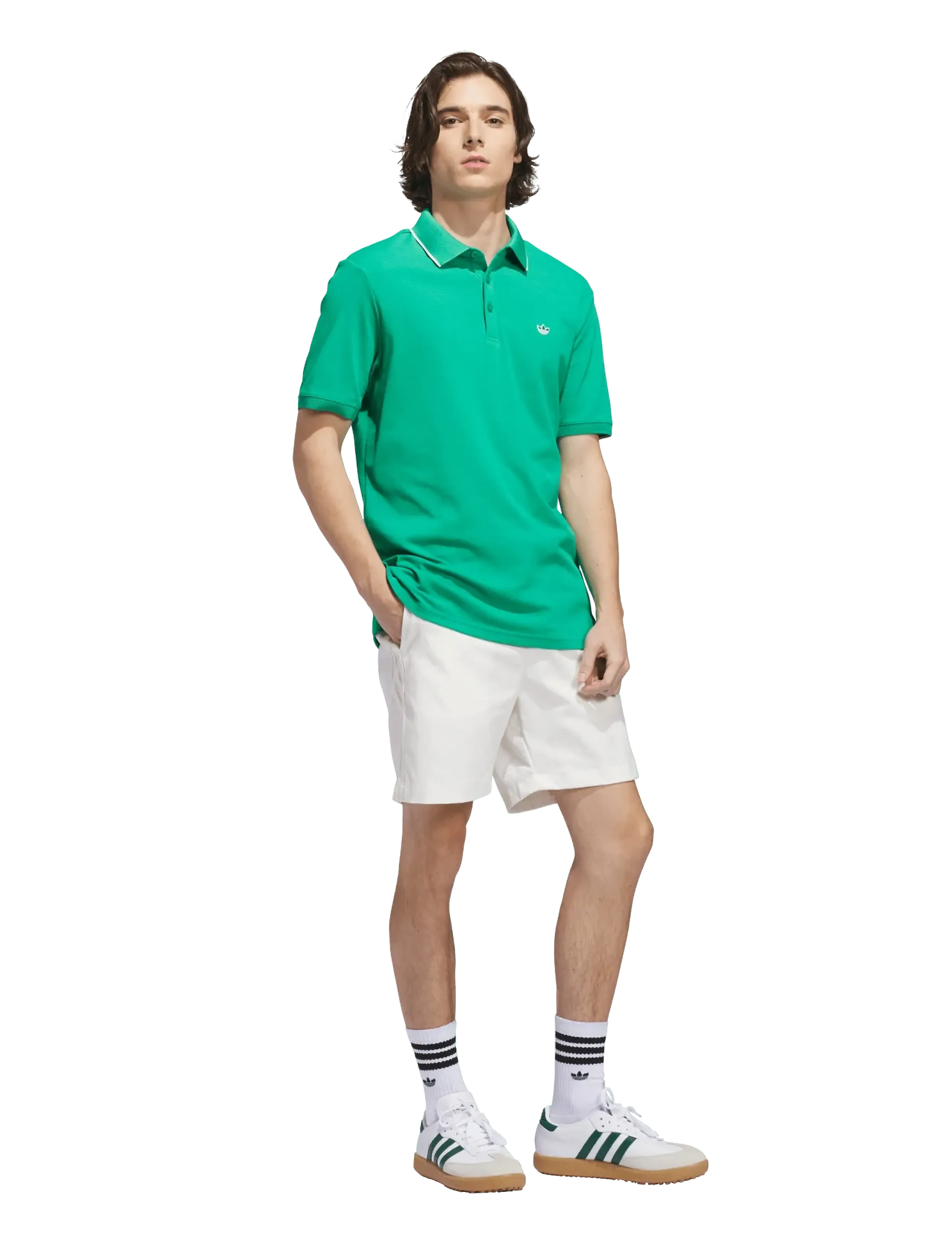 adidas Golf Originals - F Solid Polo LC - polos - cougrn - 2