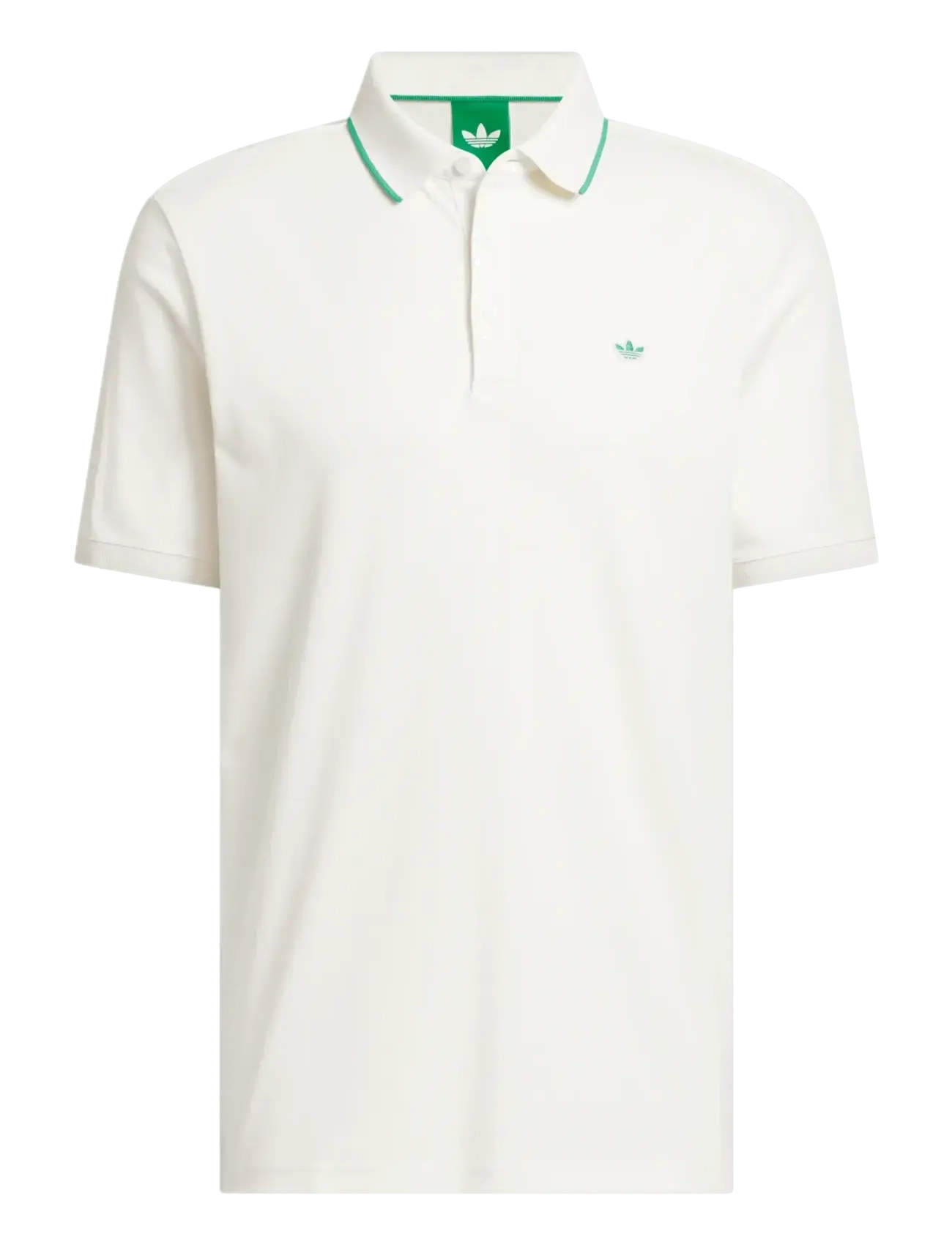 adidas Golf Originals F Solid Polo LC - adidas Golf Originals - CWHITE/COUGRN / cream