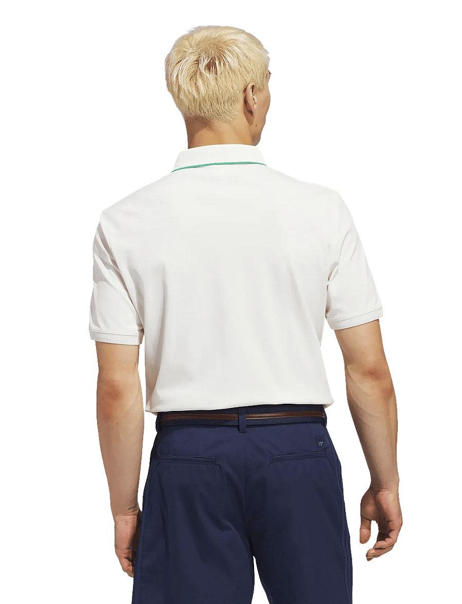 adidas Golf Originals - F Solid Polo LC - oberteile & t-shirts - cwhite/cougrn - 5