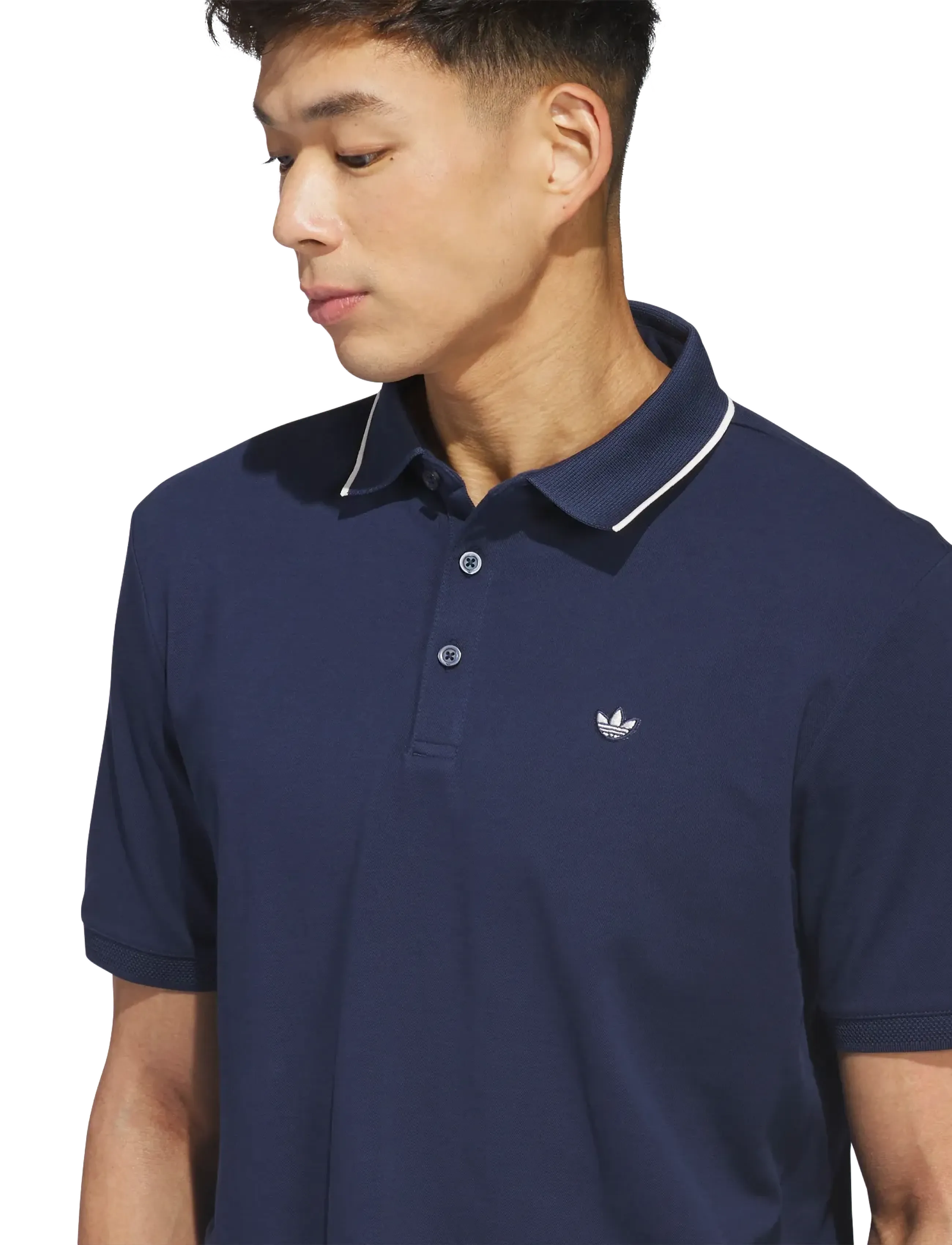 adidas Golf Originals - F Solid Polo LC - toppe & t-shirts - nindig/cwhite - 3