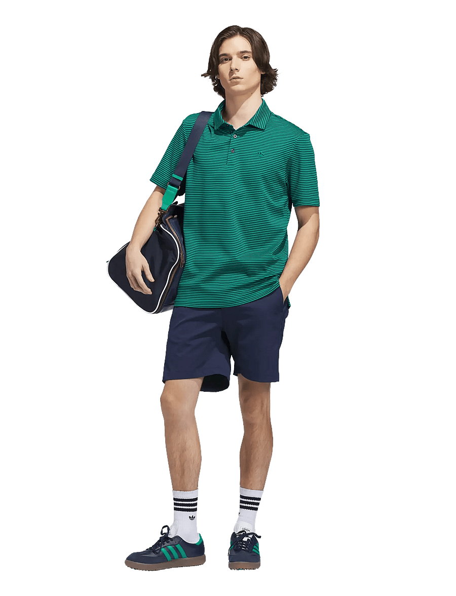 adidas Golf Originals - MR Stripe Polo2 - oberteile & t-shirts - cougrn/nindig - 0
