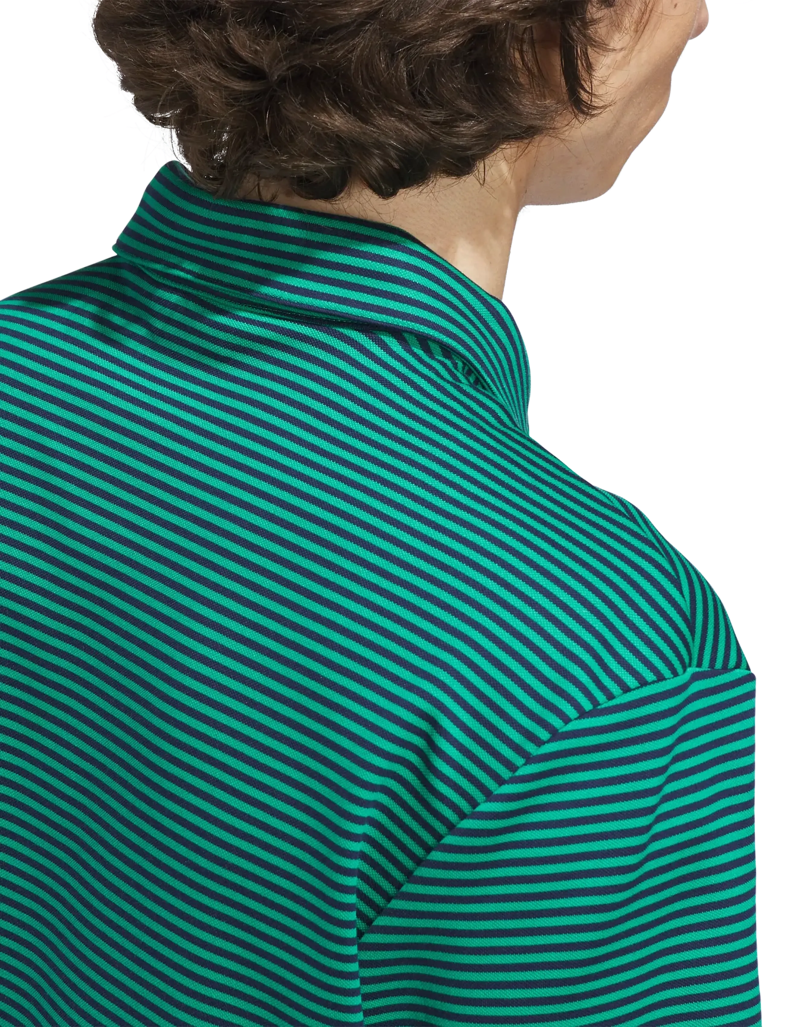 adidas Golf Originals - MR Stripe Polo2 - toppe & t-shirts - cougrn/nindig - 4