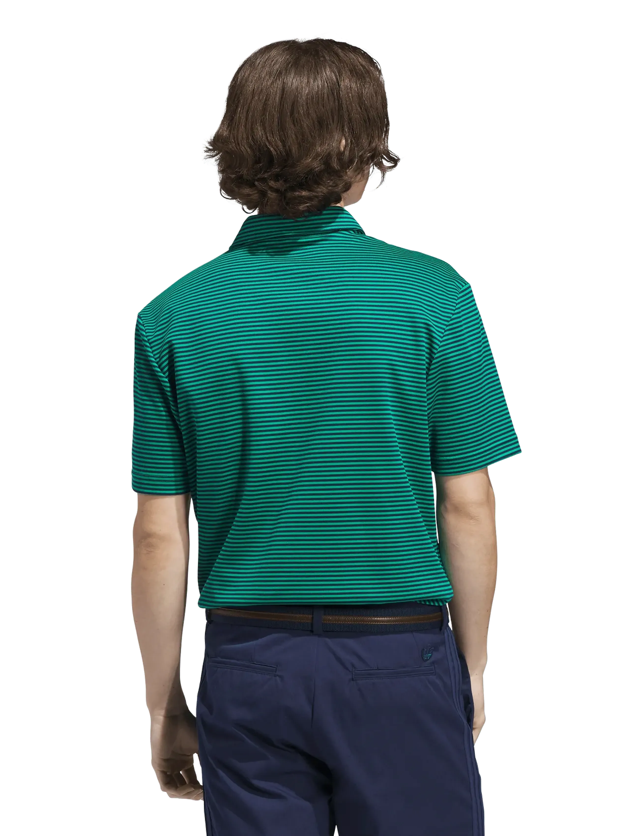 adidas Golf Originals - MR Stripe Polo2 - toppe & t-shirts - cougrn/nindig - 5