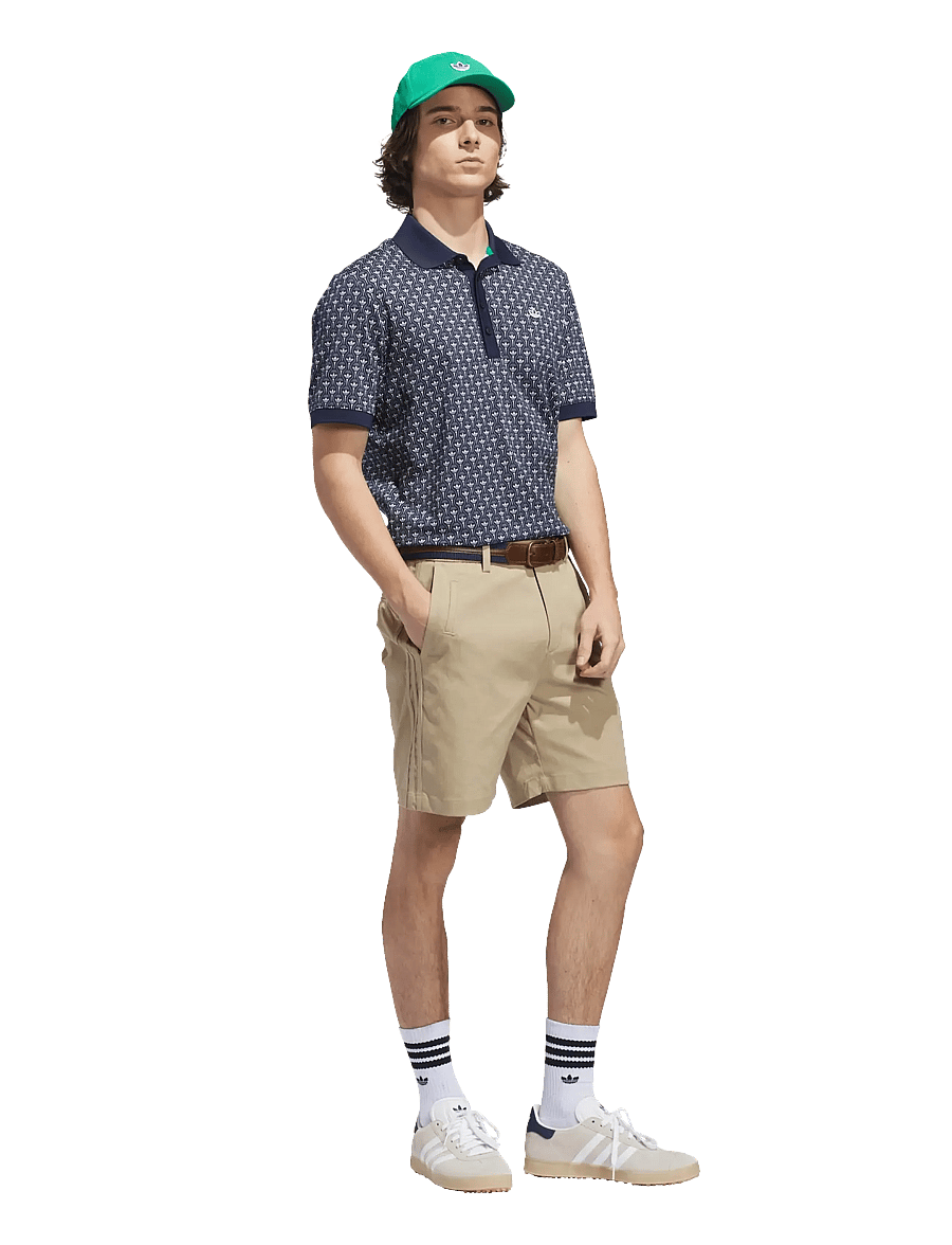 adidas Golf Originals - S Nov AOP P - oberteile & t-shirts - nindig/cwhite - 0